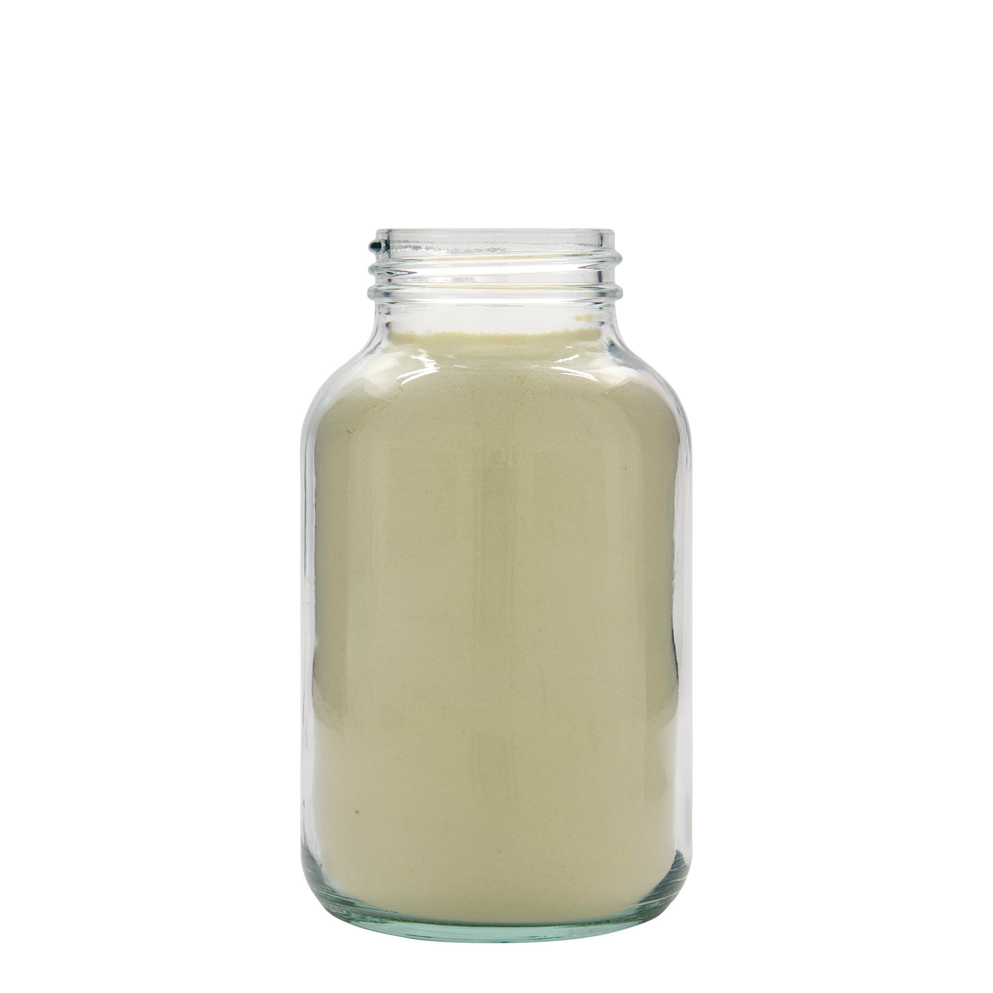 1.000 ml wijdehalsglas, opening: DIN 68 1.000 ml wijdehalsglas, opening: DIN 68