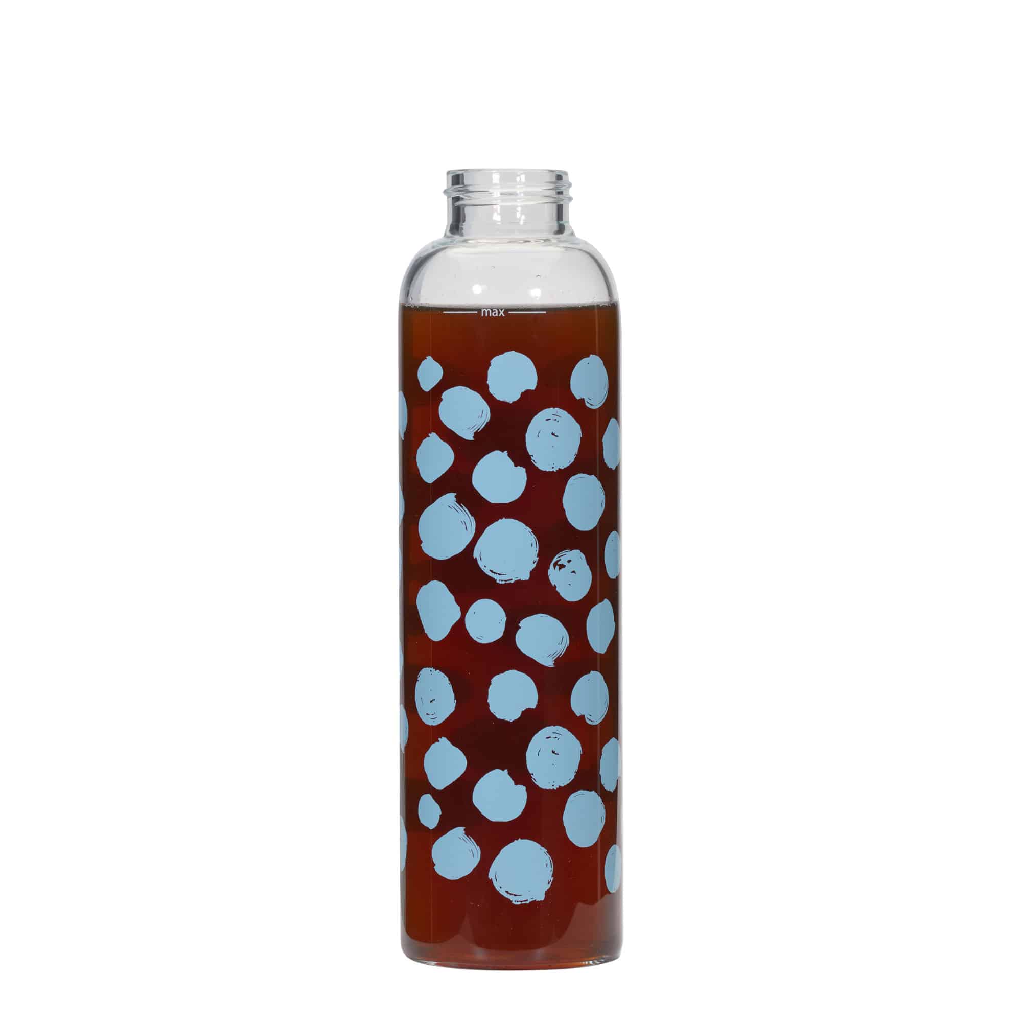 Drinkfles 'Perseus', 500 ml, motief: Blauwe stippen, monding: schroefsluiting