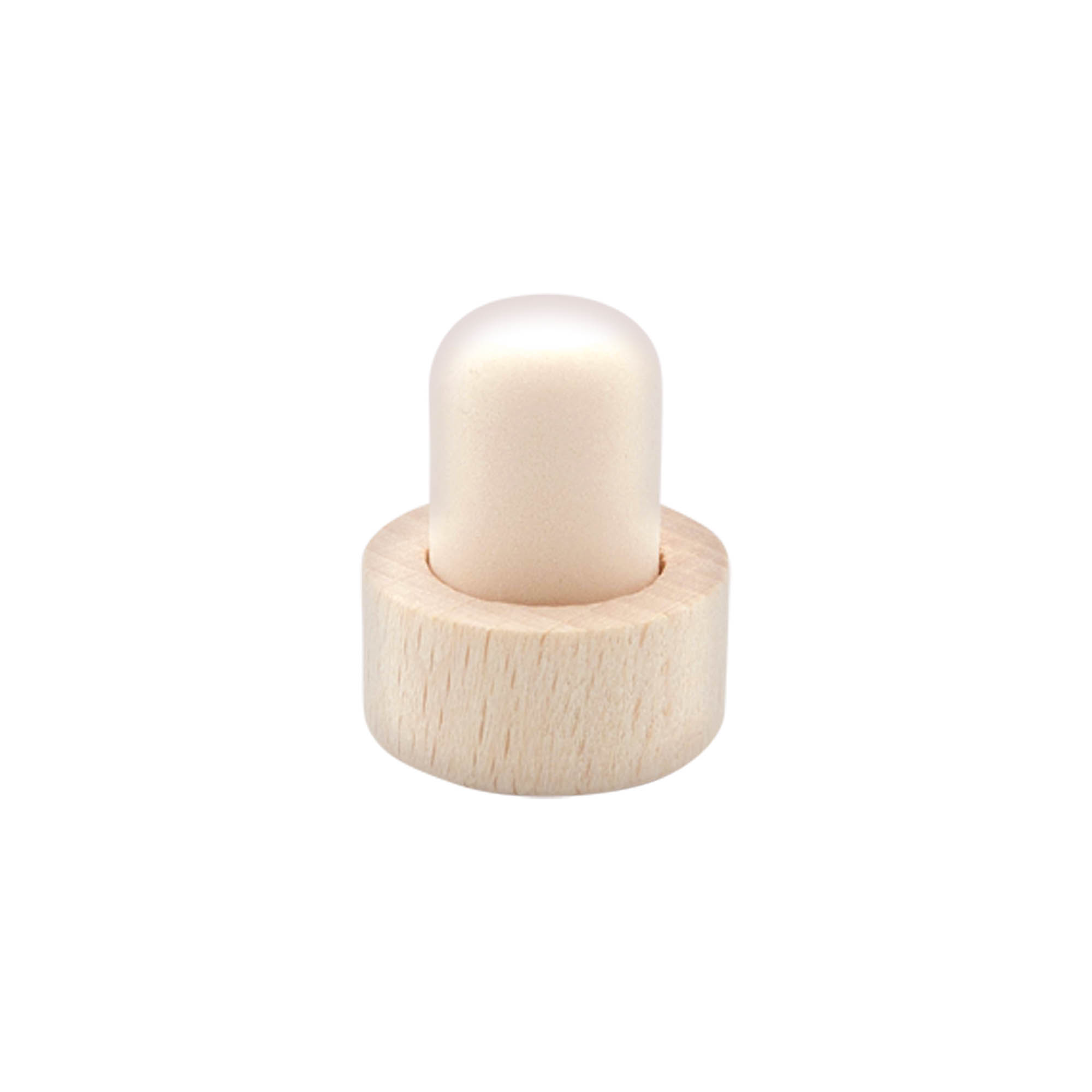 Dopkurk, 18 mm, hout, voor monding: kurk Dopkurk, 18 mm, hout, voor monding: kurk