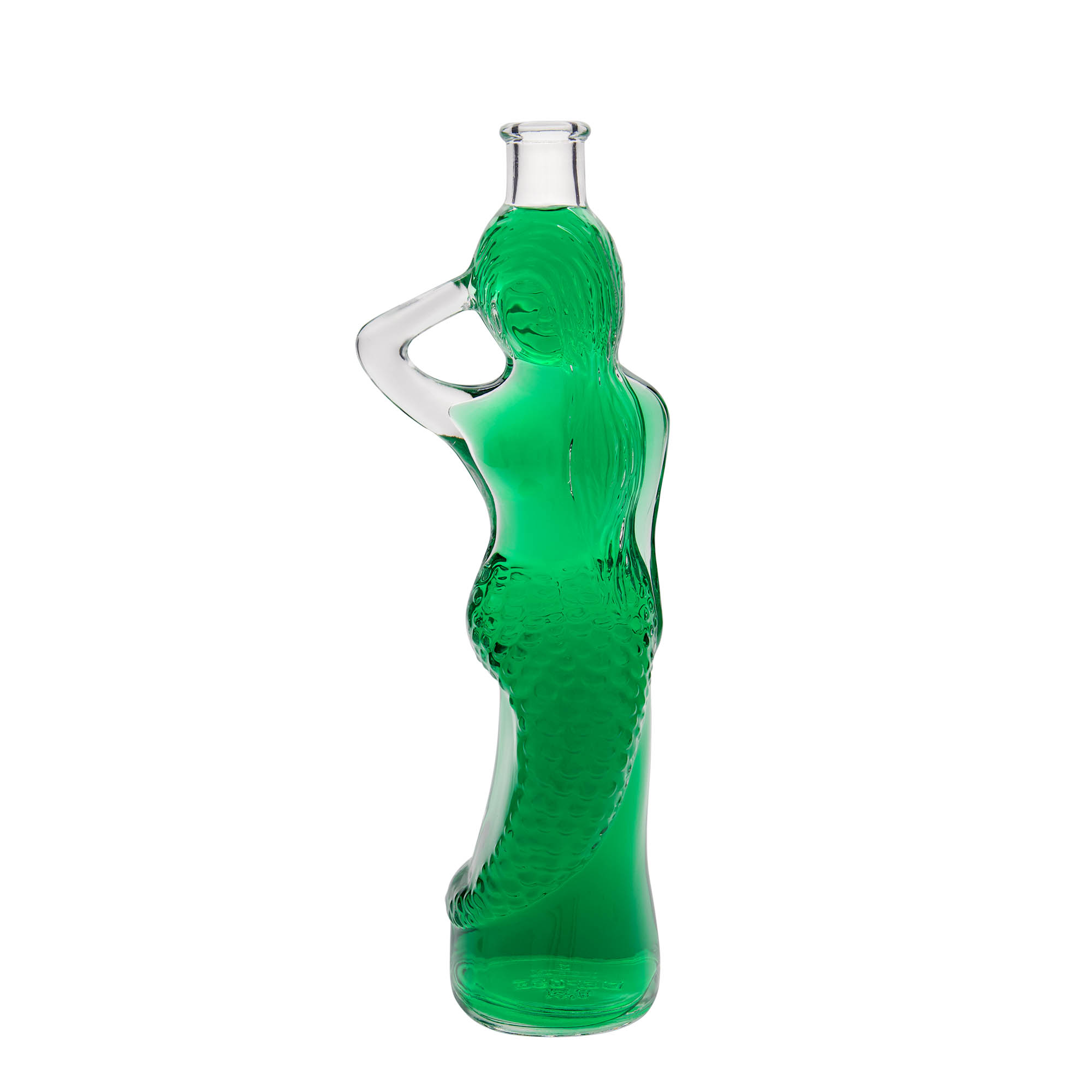 500 ml glazen fles 'Zeemeermin', opening: kurk 500 ml glazen fles 'Zeemeermin', opening: kurk