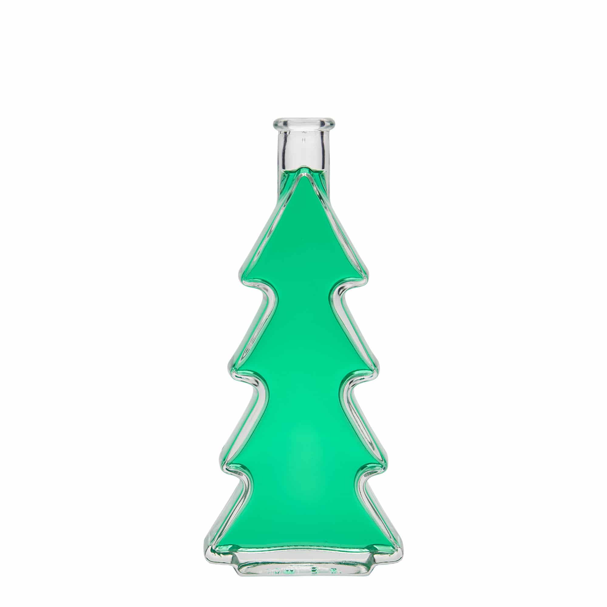 200 ml glazen fles 'Kerstboom', opening: kurk 200 ml glazen fles 'Kerstboom', opening: kurk