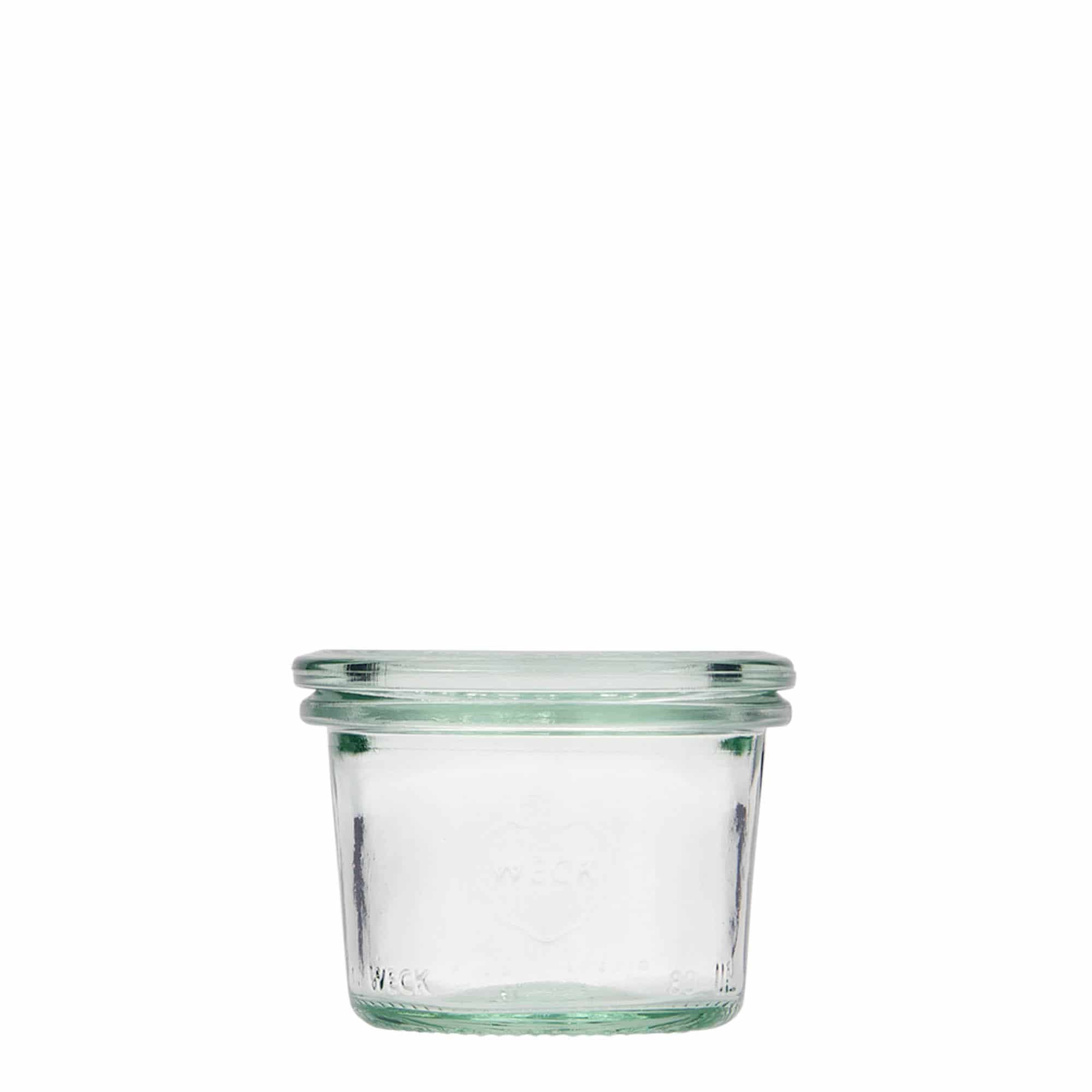 WECK-stortglas, 80 ml, monding: ronde rand