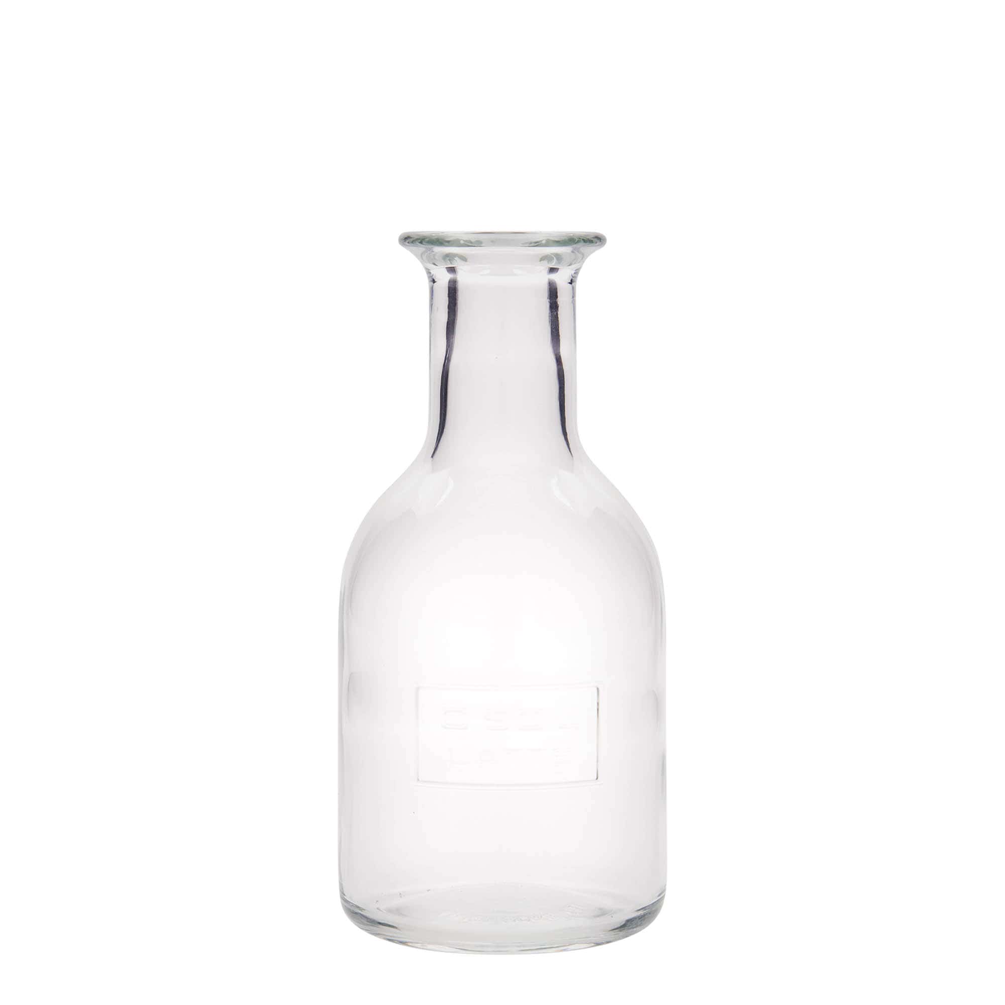 Glazen fles 'Optima Latte', 500 ml, monding: kurk