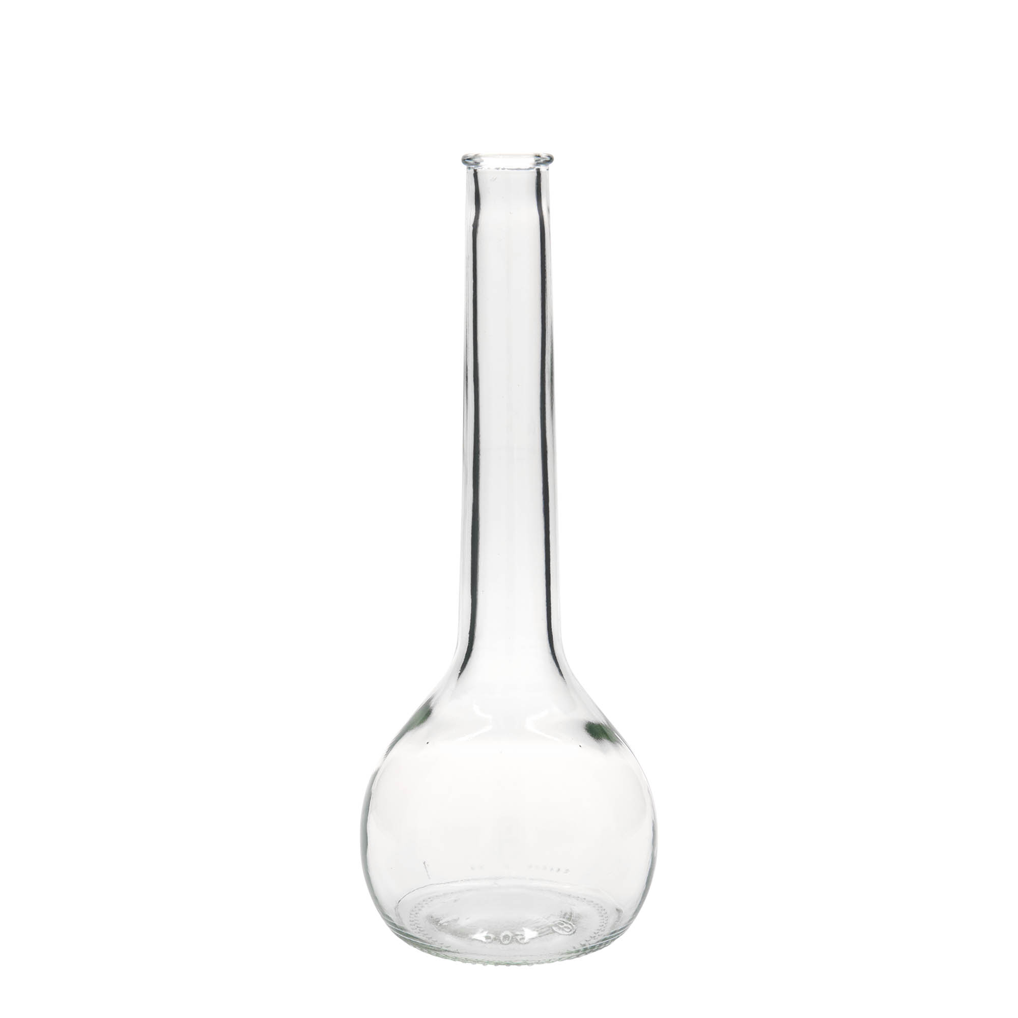 500 ml glazen fles 'Tulipano', hals: kurk