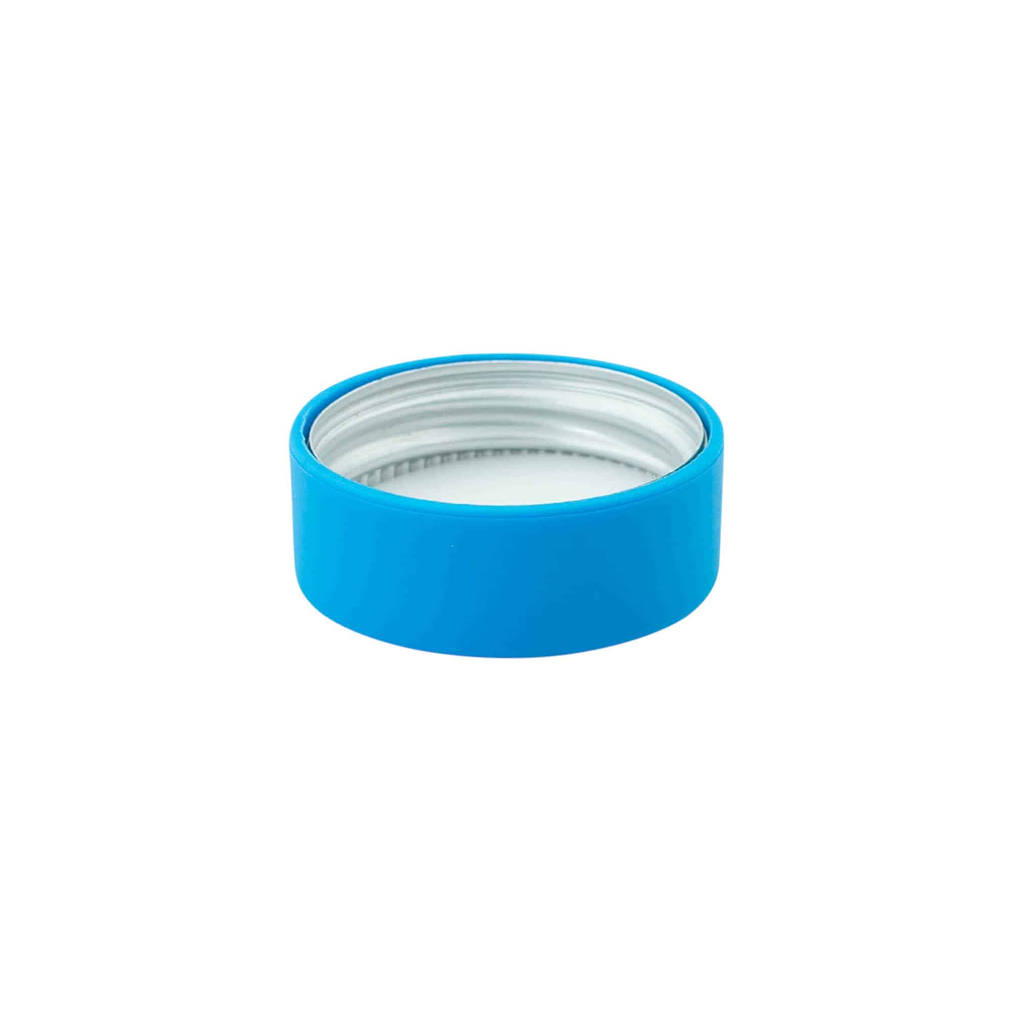Schroefsluiting, ABS-kunststof, waterblauw, voor monding: GPI 33/400 Schroefsluiting, ABS-kunststof, waterblauw, voor monding: GPI 33/400