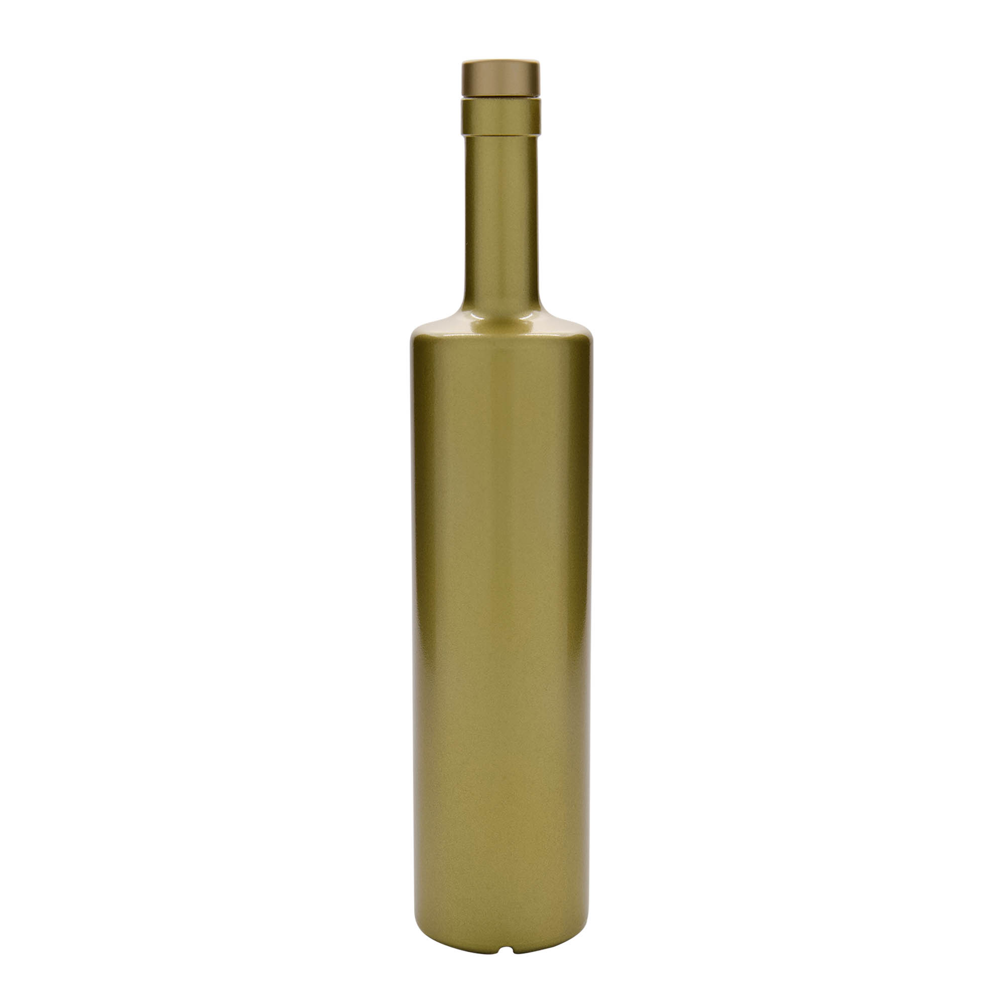 700 ml glazen fles 'Centurio', goud, opening: kurk