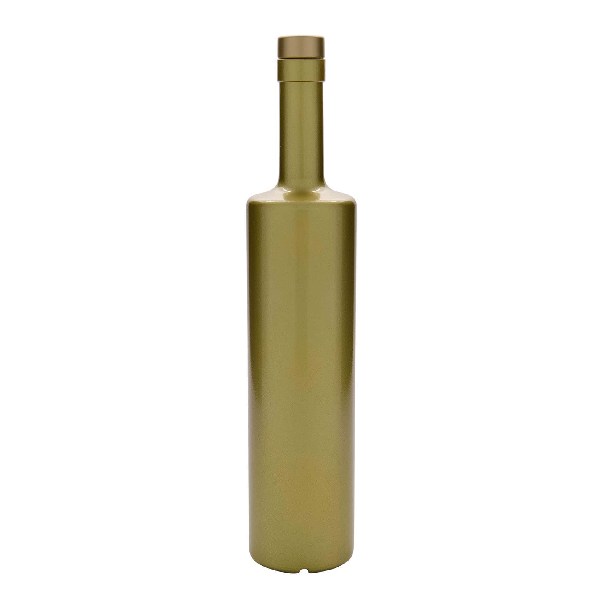 700 ml glazen fles 'Centurio', goud, opening: kurk