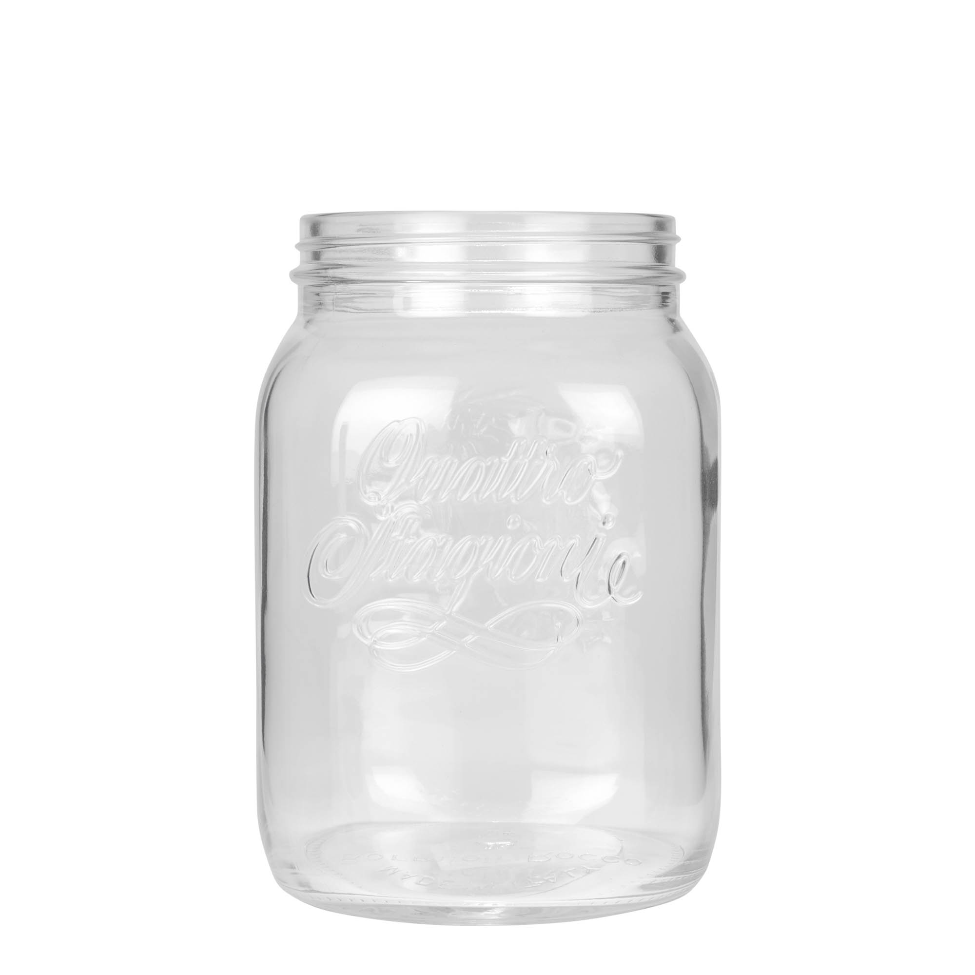 2.000 ml glas 'Quattro Stagioni', opening: schroefdop