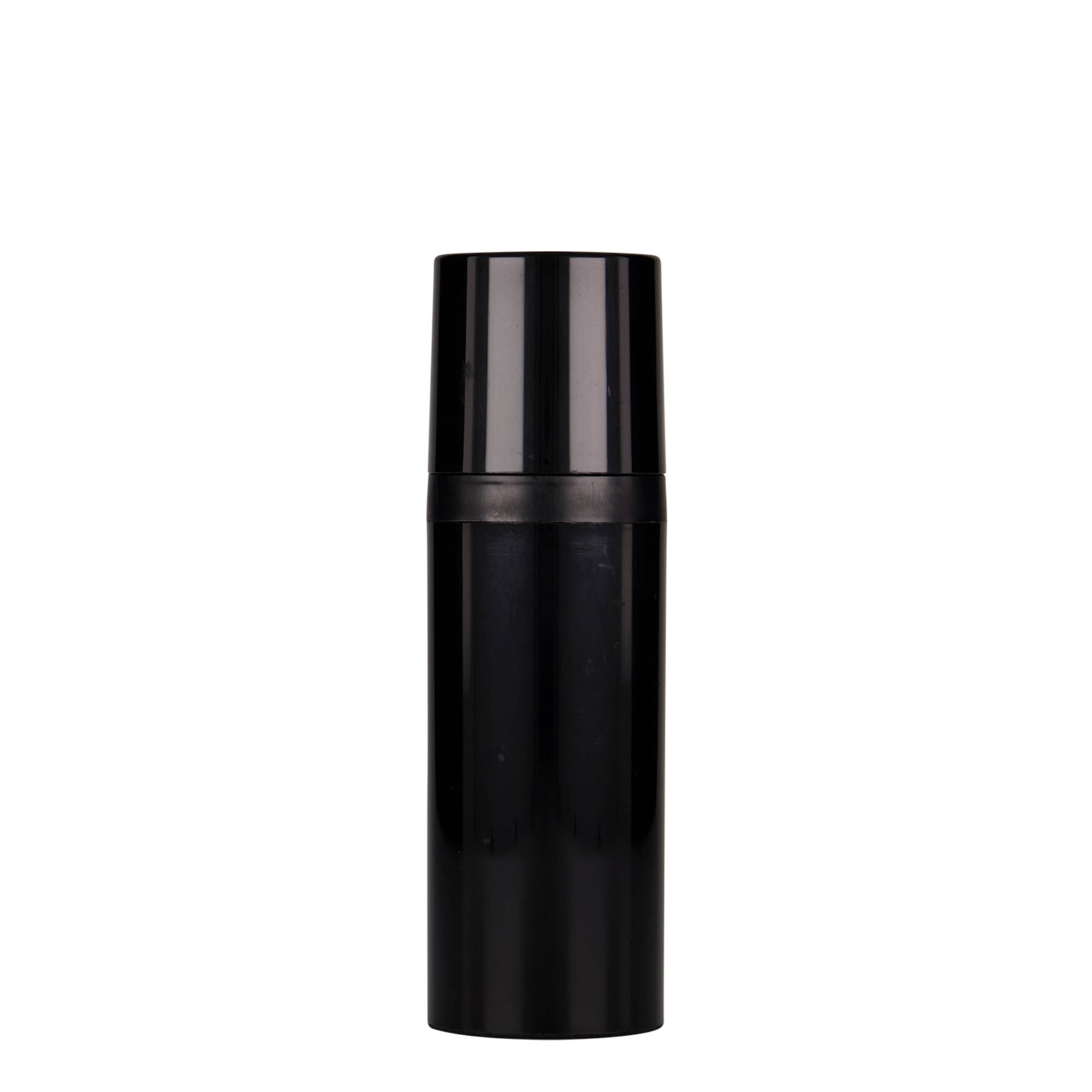 50 ml Airless Dispenser 'Mezzo', PP-kunststof, zwart