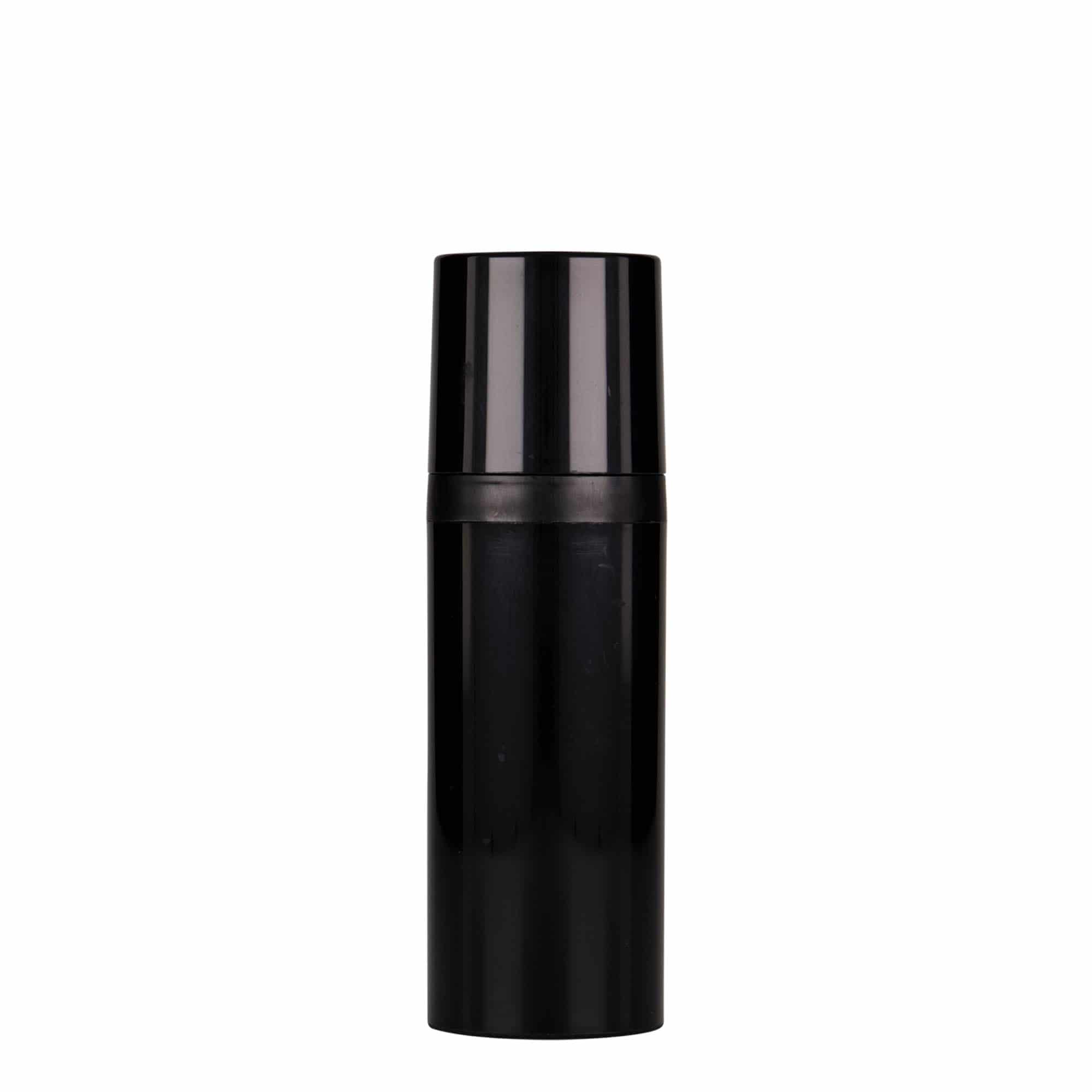 50 ml Airless Dispenser 'Mezzo', PP-kunststof, zwart
