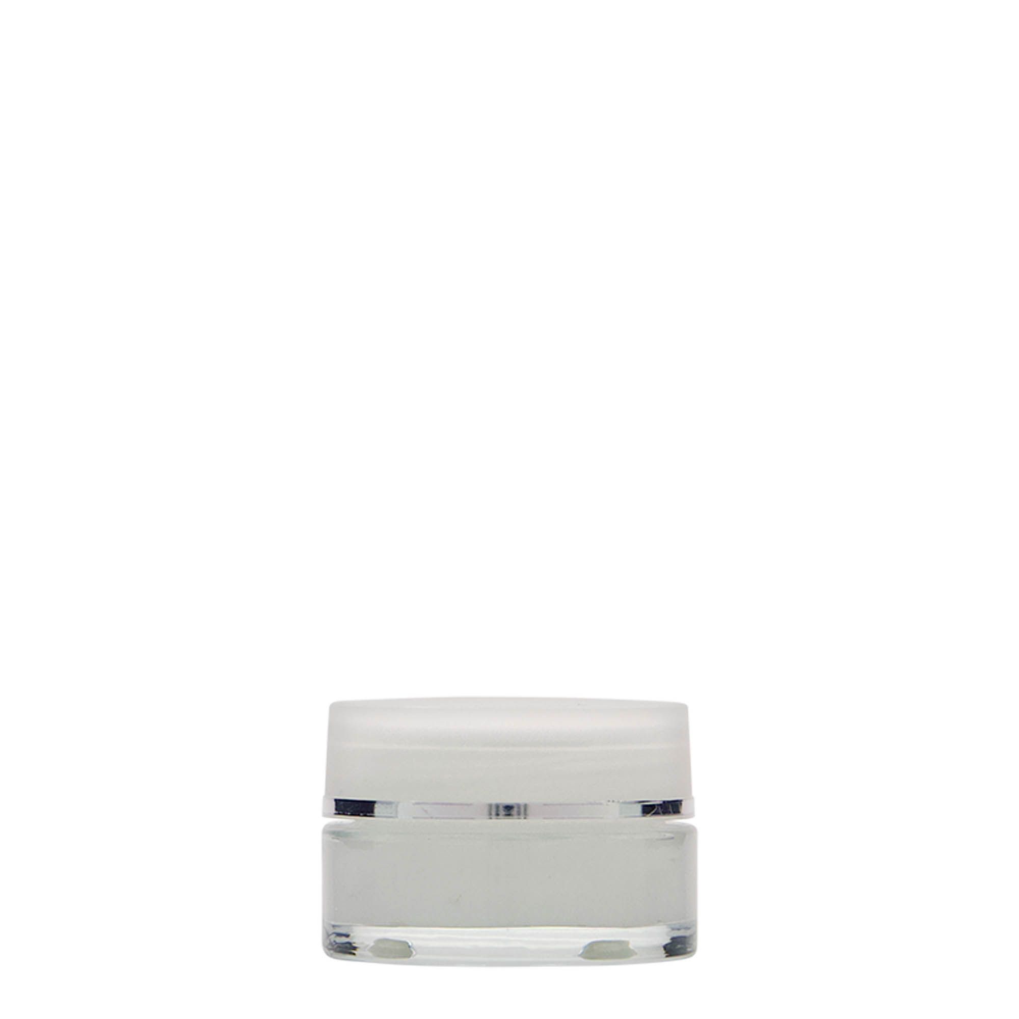 15 ml potje 'Clear Edition', glas, opening: schroefdop