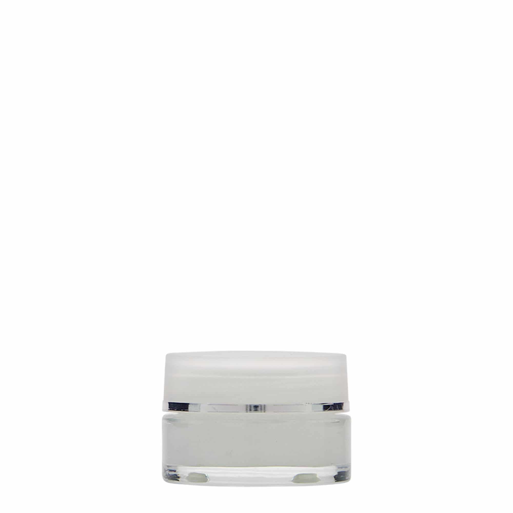 15 ml potje 'Clear Edition', glas, opening: schroefdop