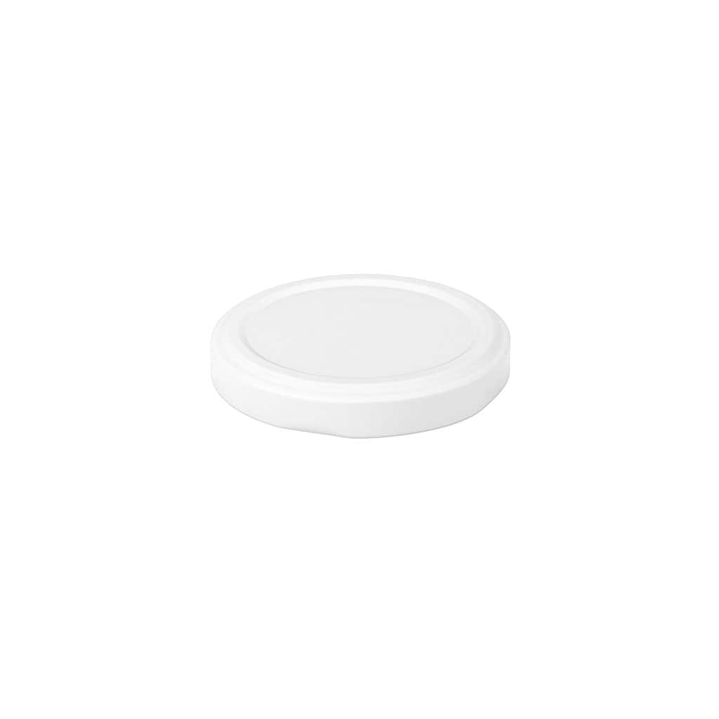 Twist-offdeksel, blik, wit, voor monding: TO 53 Twist-offdeksel, blik, wit, voor monding: TO 53