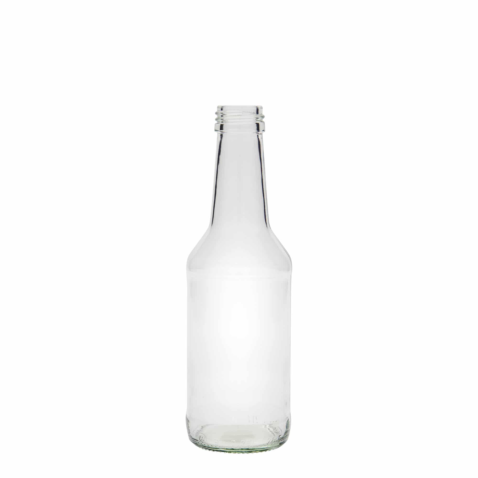Glazen fles 'Nils', 250 ml, monding: PP 28