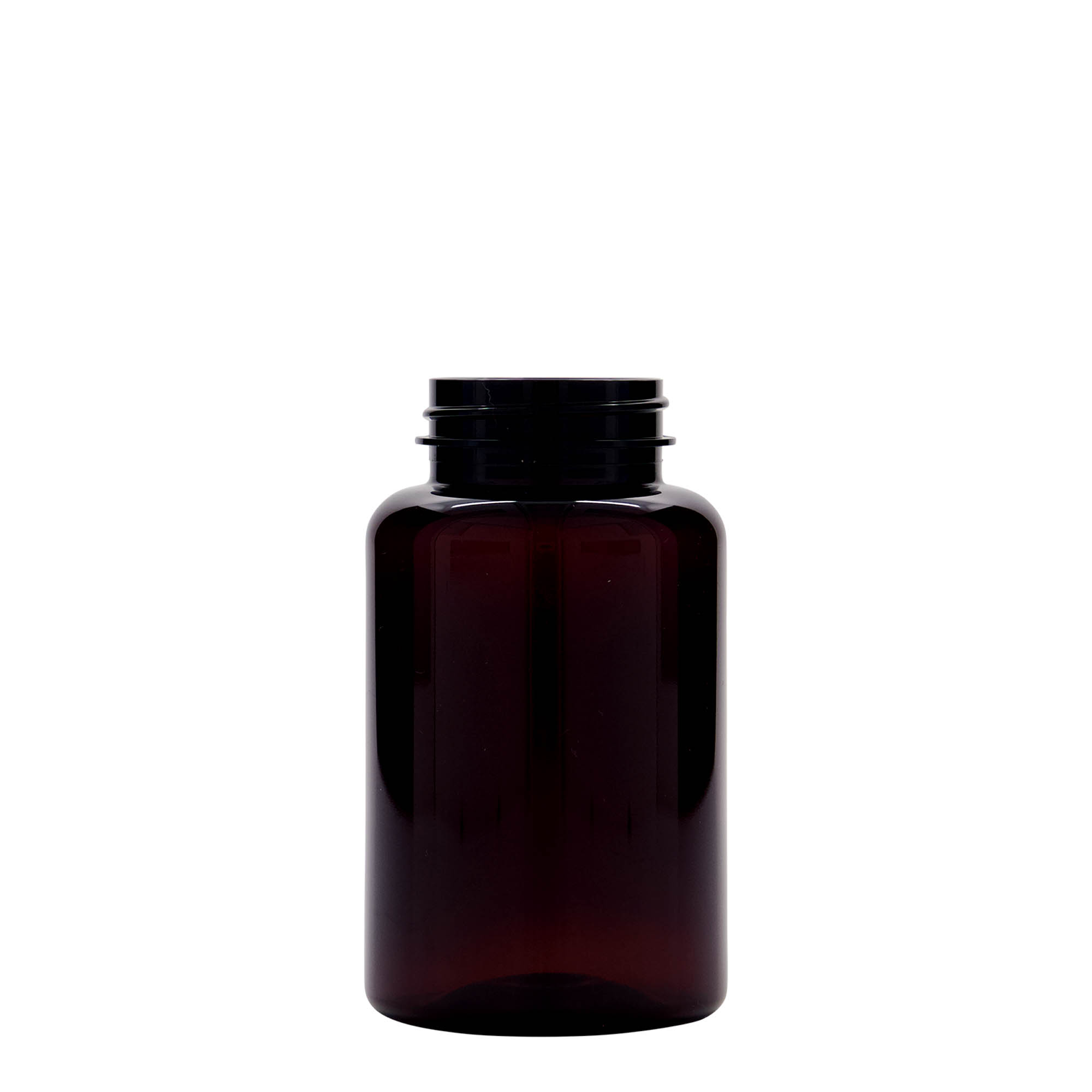 250 ml PET-verpakking, kunststof, bruin, opening: 45/400