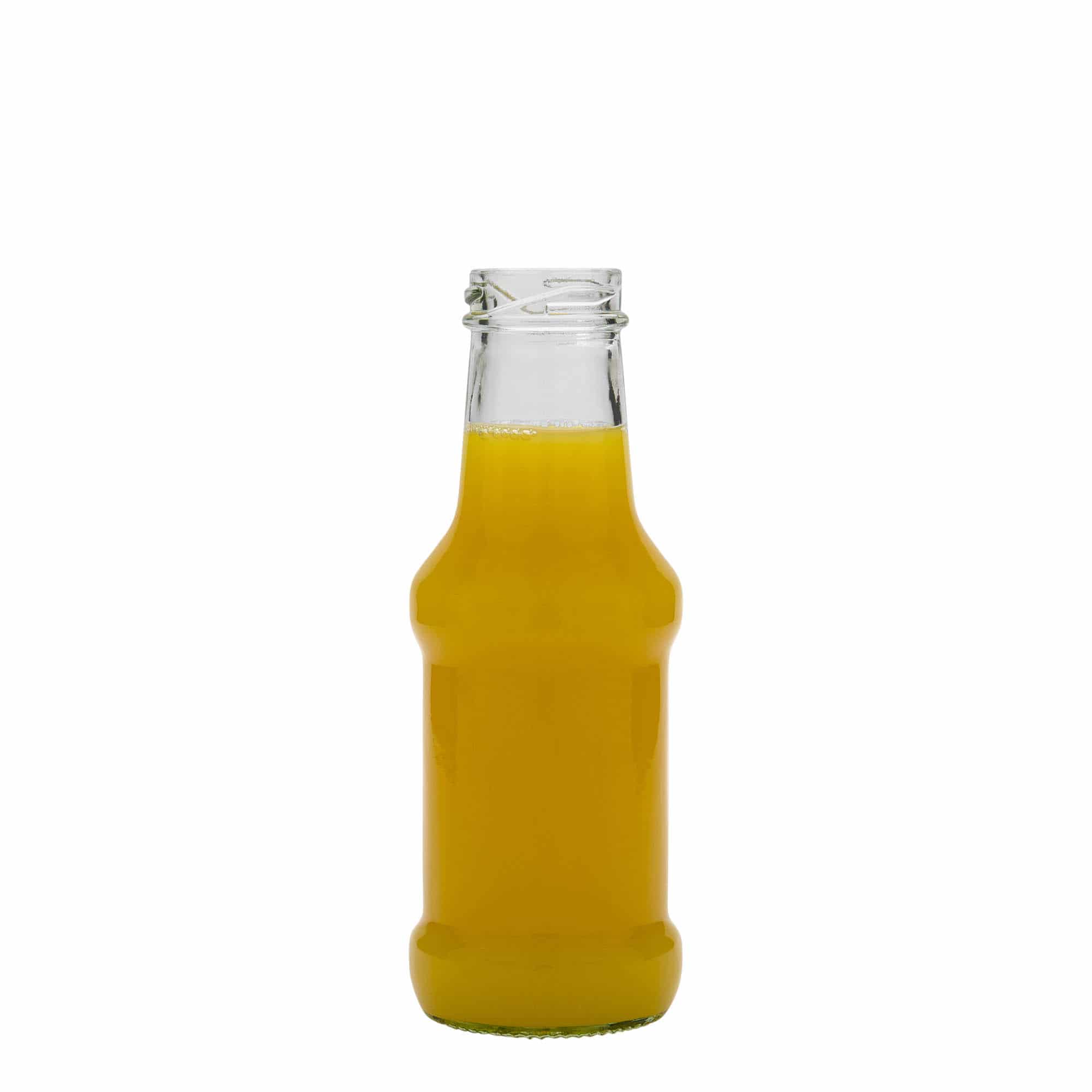 250 ml sausfles, glas, opening: Twist-Off (TO 38)