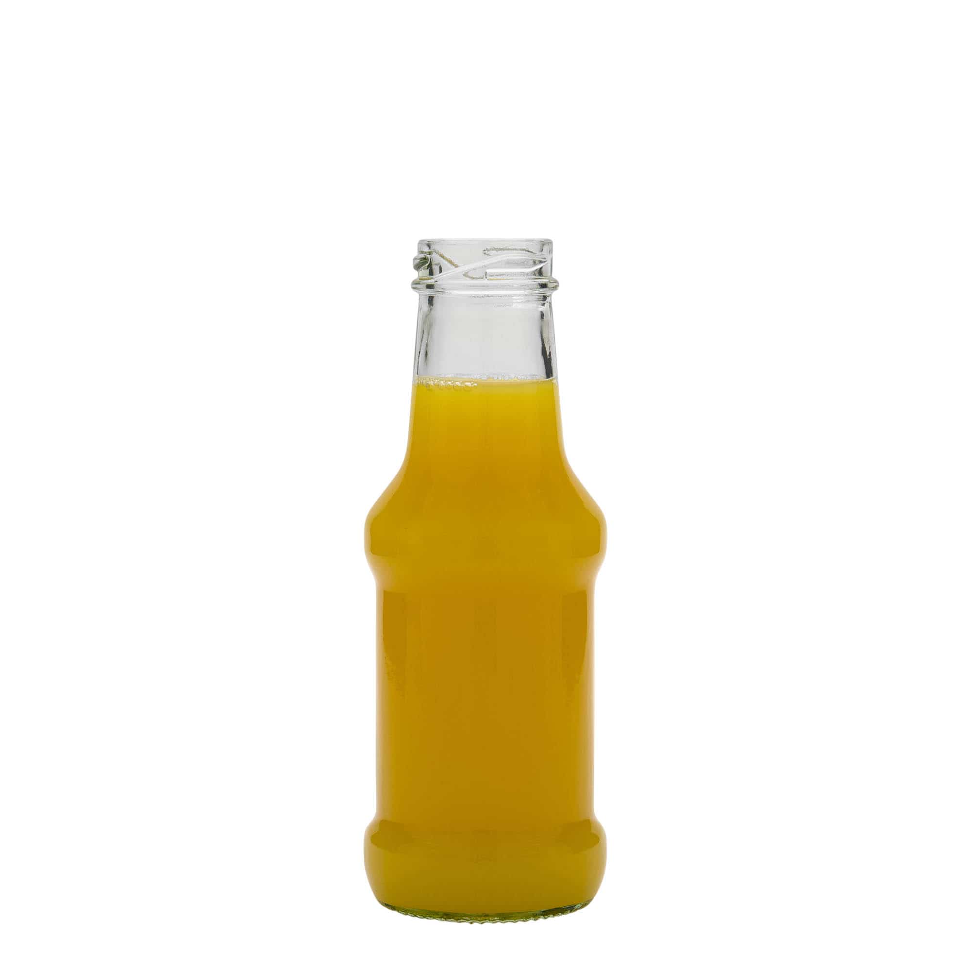 250 ml sausfles, glas, opening: Twist-Off (TO 38)