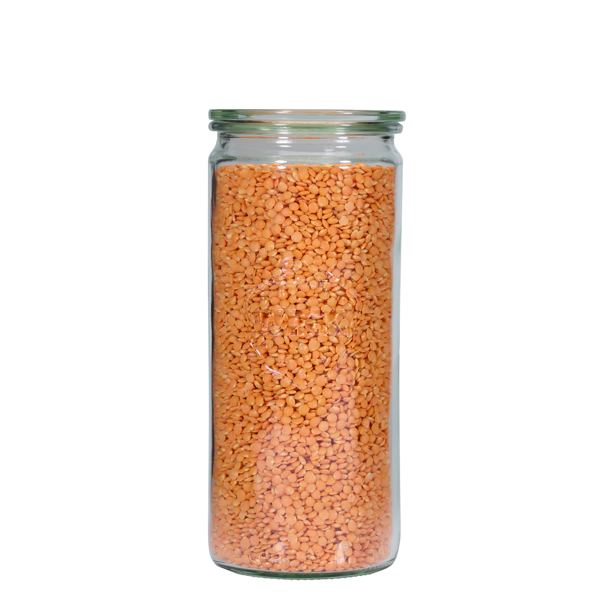 1.040 ml WECK-cilinderglas, opening: ronde rand