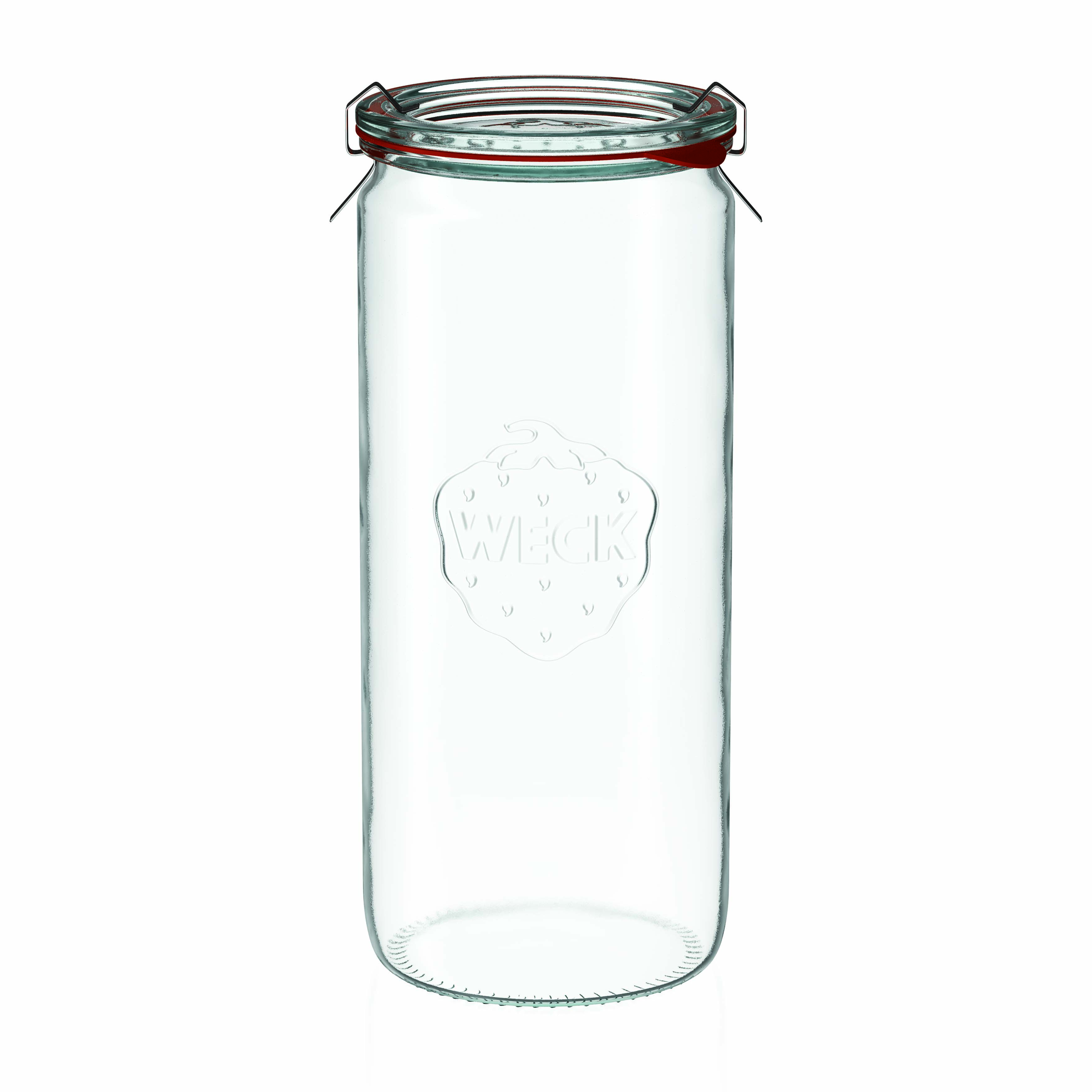 1.040 ml WECK-cilinderglas, opening: ronde rand
