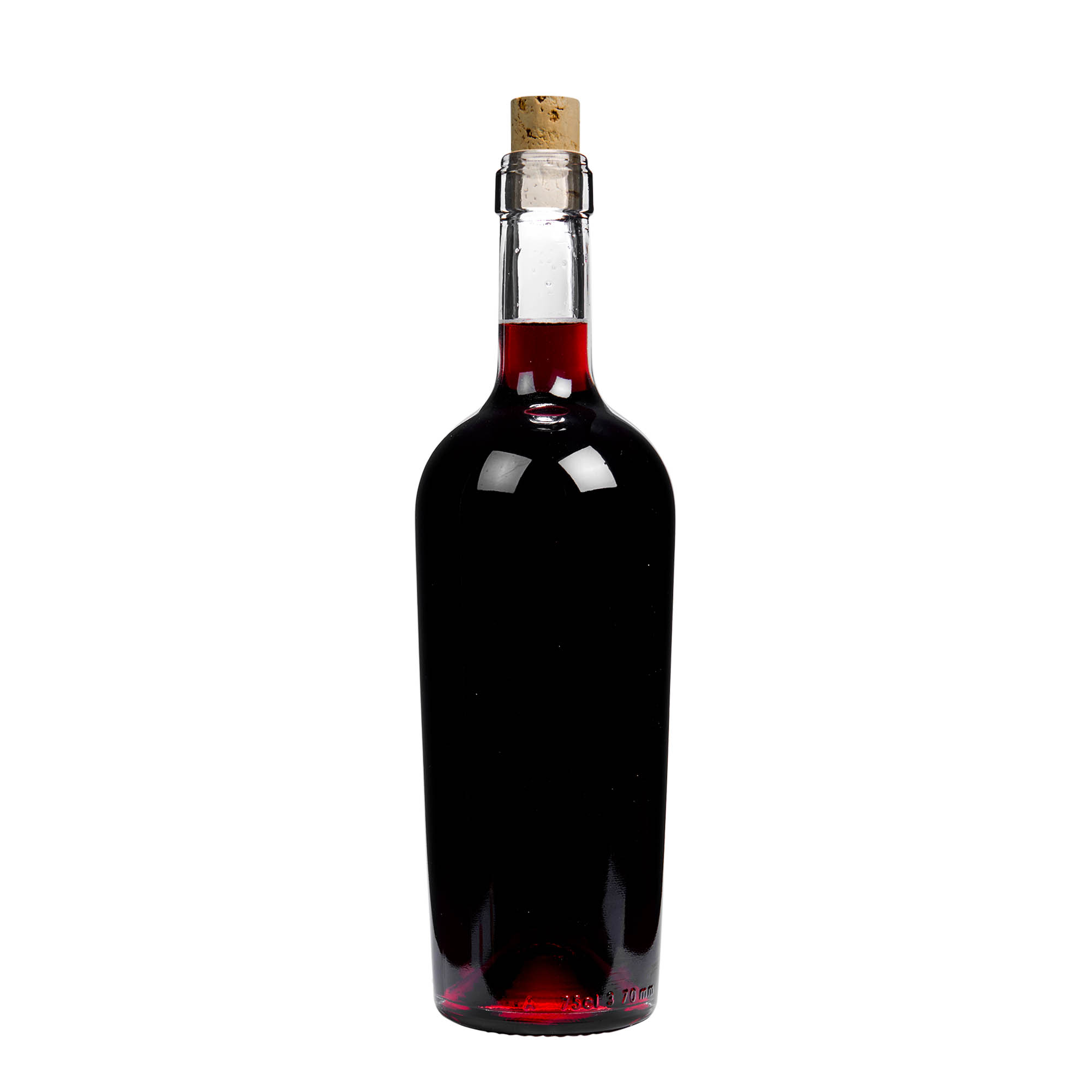 750 ml wijnfles 'Imperiale', hals: kurk 750 ml wijnfles 'Imperiale', hals: kurk