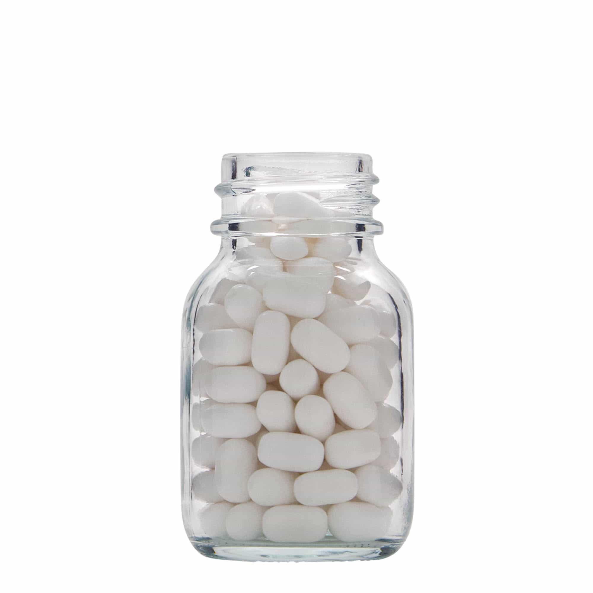 50 ml bredehalsfles, opening: DIN 32