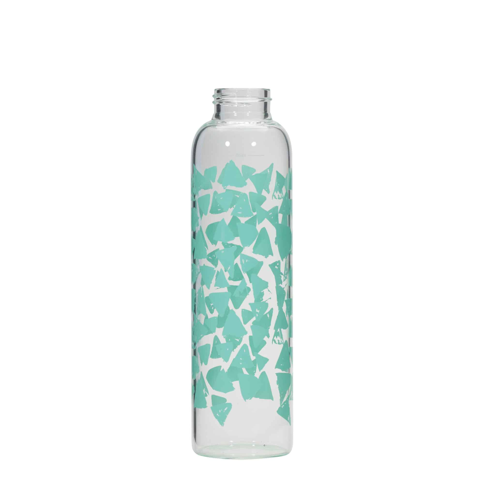 Drinkfles 'Perseus', 500 ml, motief: Turkooizen driehoeken, monding: schroefsluiting Drinkfles 'Perseus', 500 ml, motief: Turkooizen driehoeken, monding: schroefsluiting