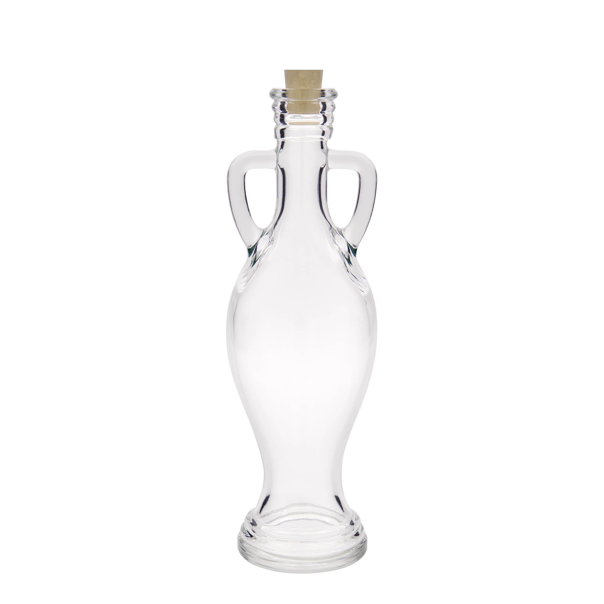 500 ml glazen fles 'Amfoor', opening: kurk 500 ml glazen fles 'Amfoor', opening: kurk