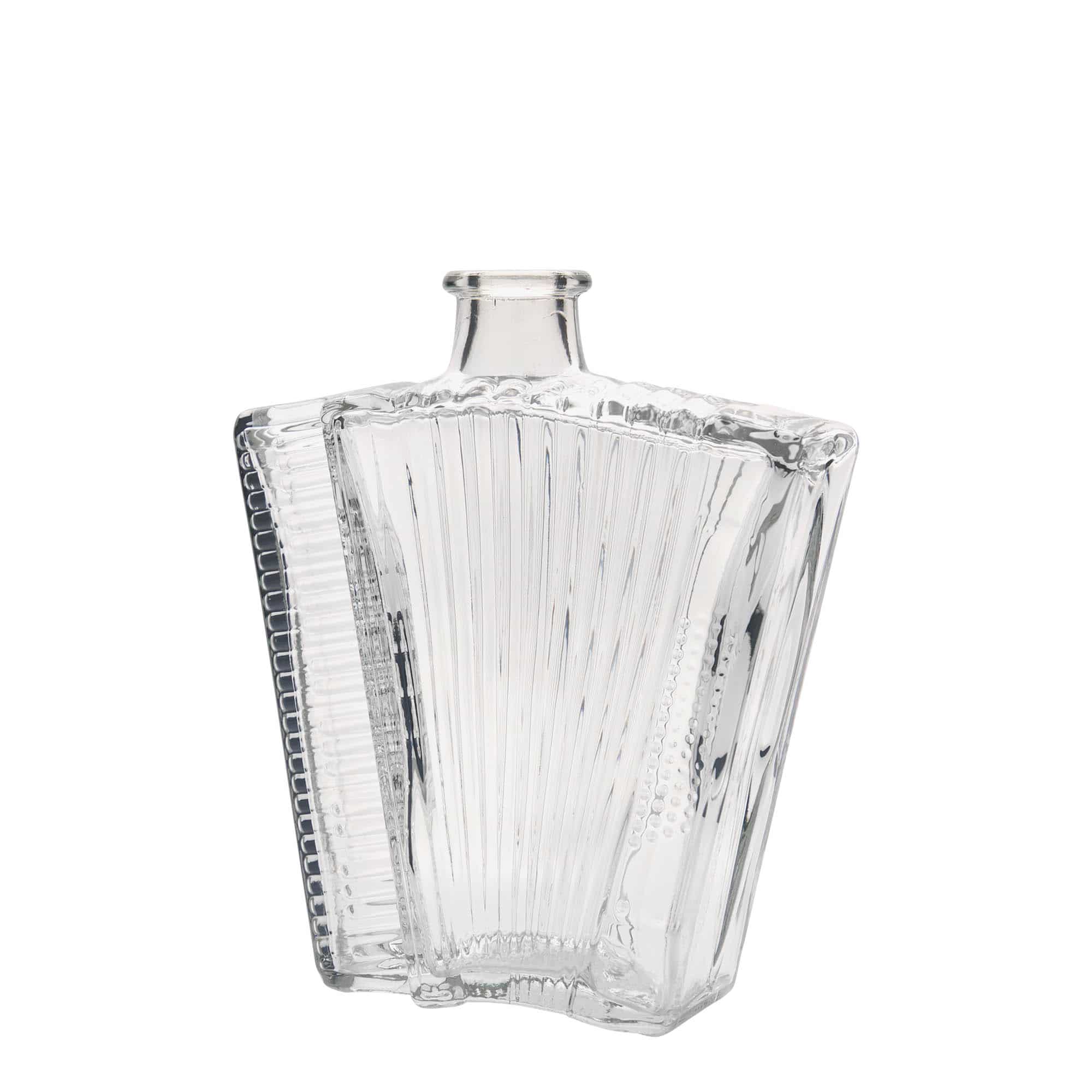 500 ml glazen fles 'Accordeon', opening: kurk