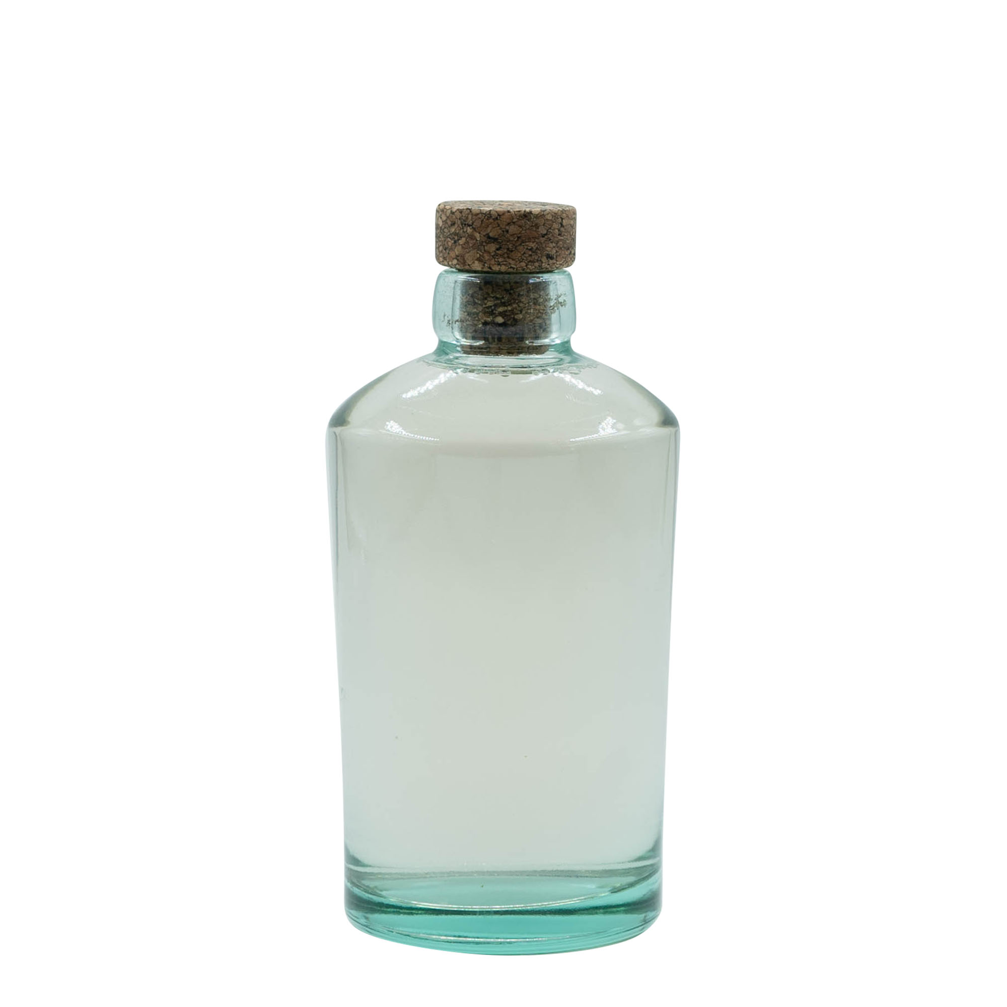 500 ml glazen fles 'Barrel', hals: kurk 500 ml glazen fles 'Barrel', hals: kurk