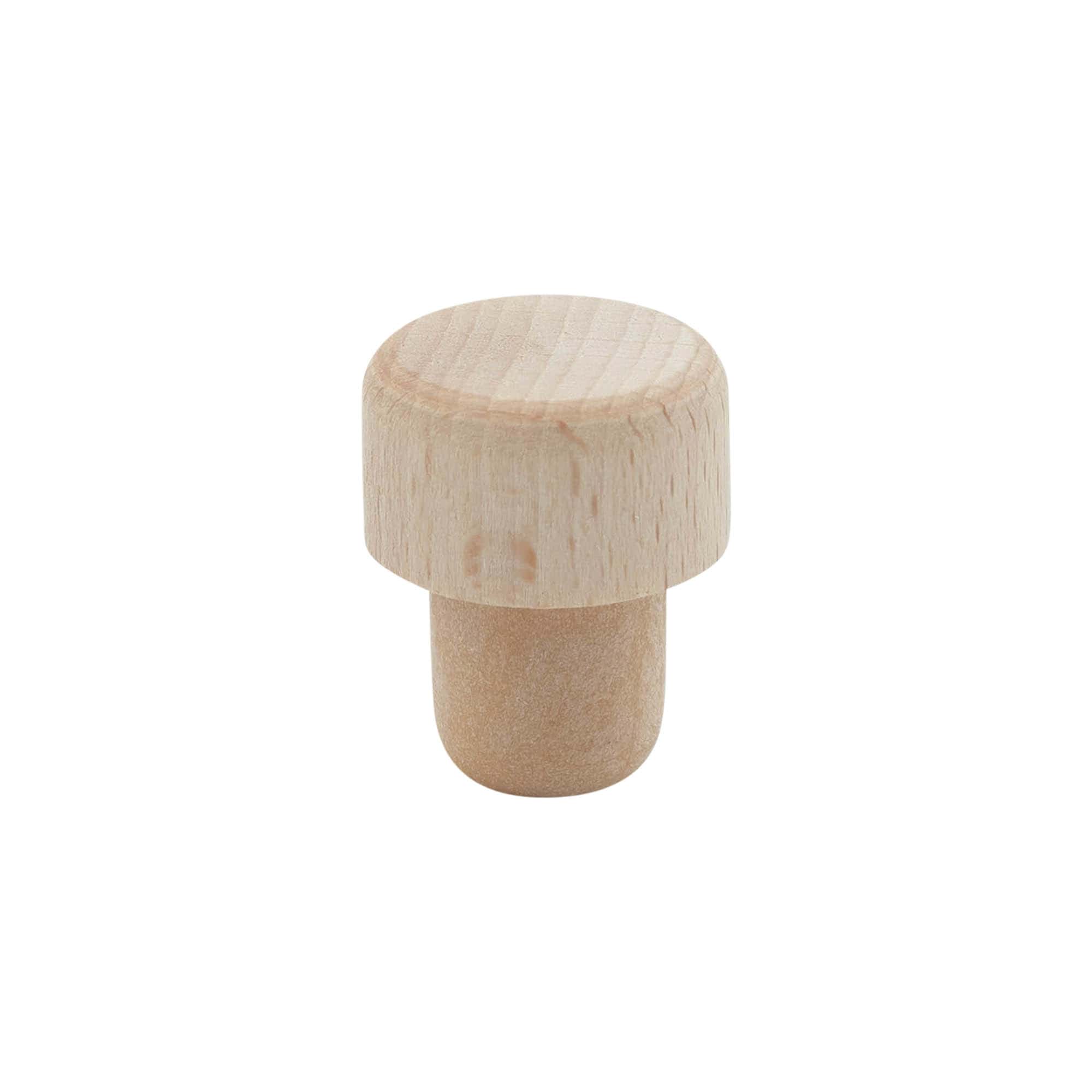 Handkurk met doseeropening 19 mm, hout/kunststof, beige, voor monding: kurk