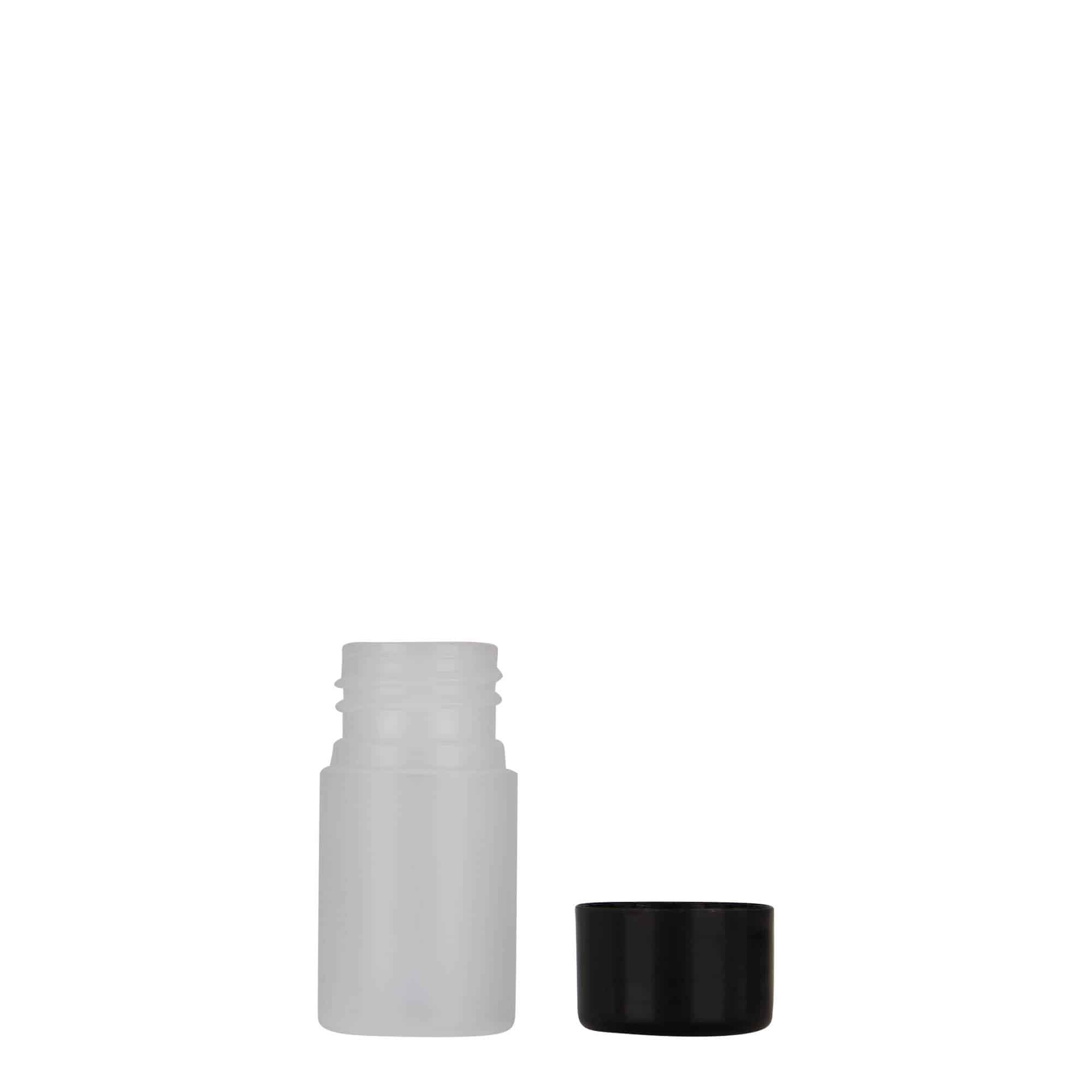 15 ml kunststoffles 'Tuffy', HDPE, natuur, hals: 24/410