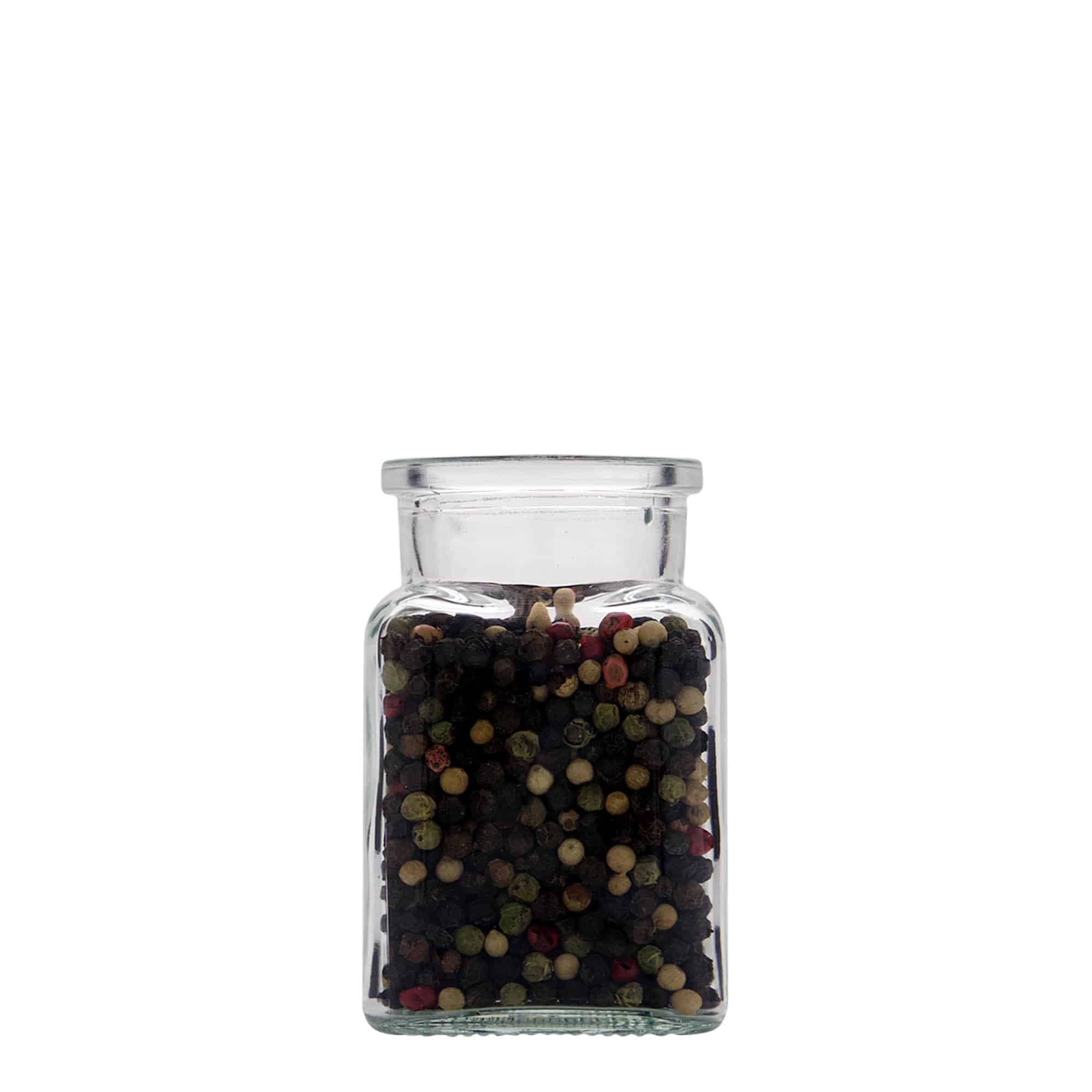 150 ml kurkglas, vierkant, monding: kurk
