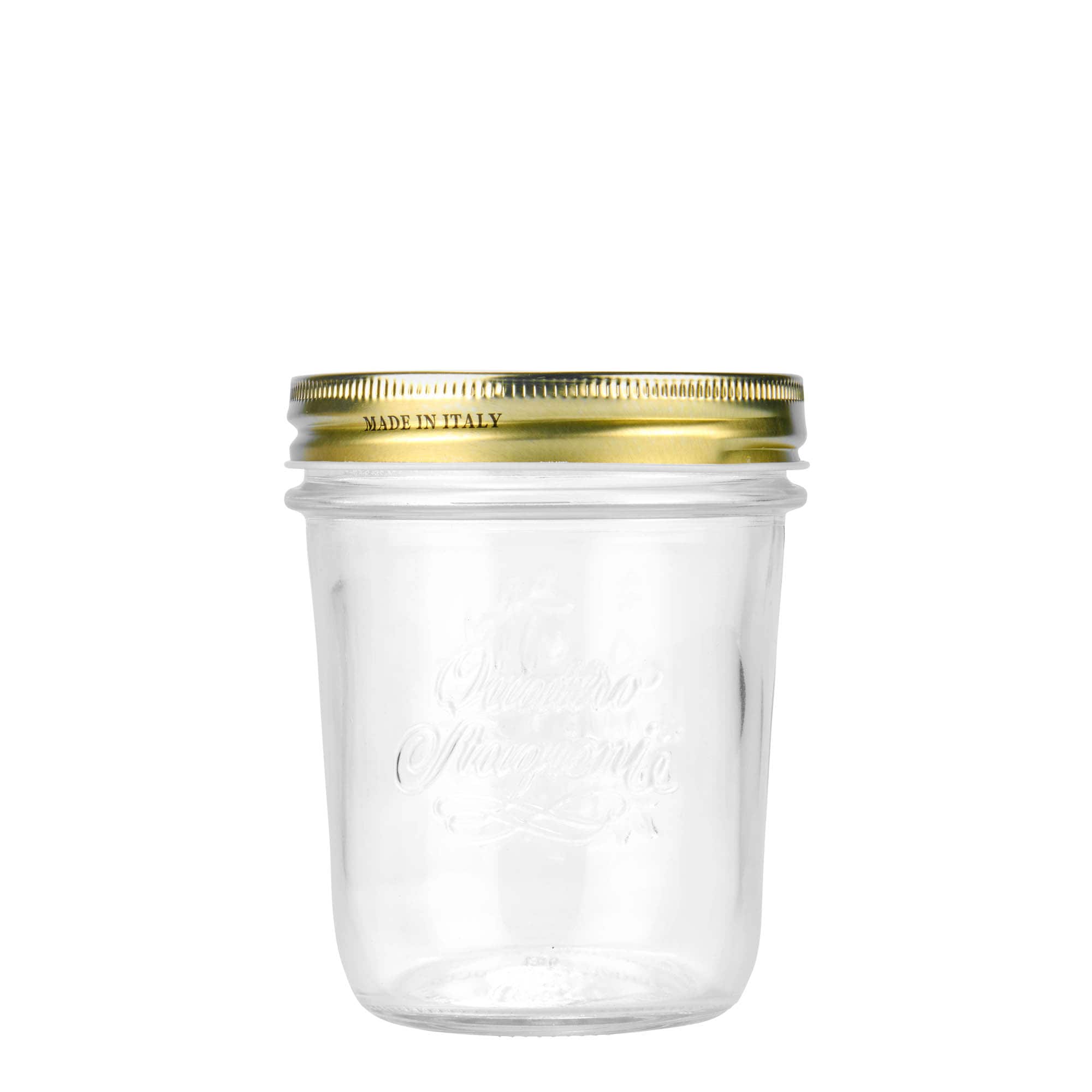 320 ml omvalpot 'Quattro Stagioni', opening: schroefdop