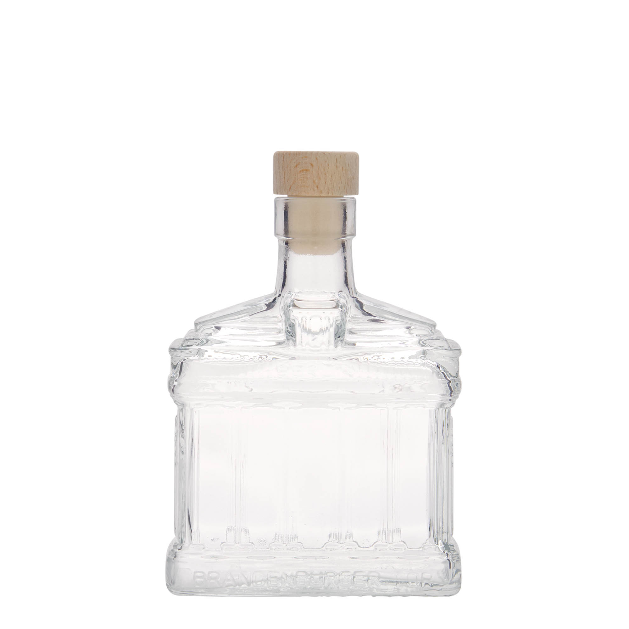 200 ml glazen fles 'Brandenburger Tor', opening: kurk