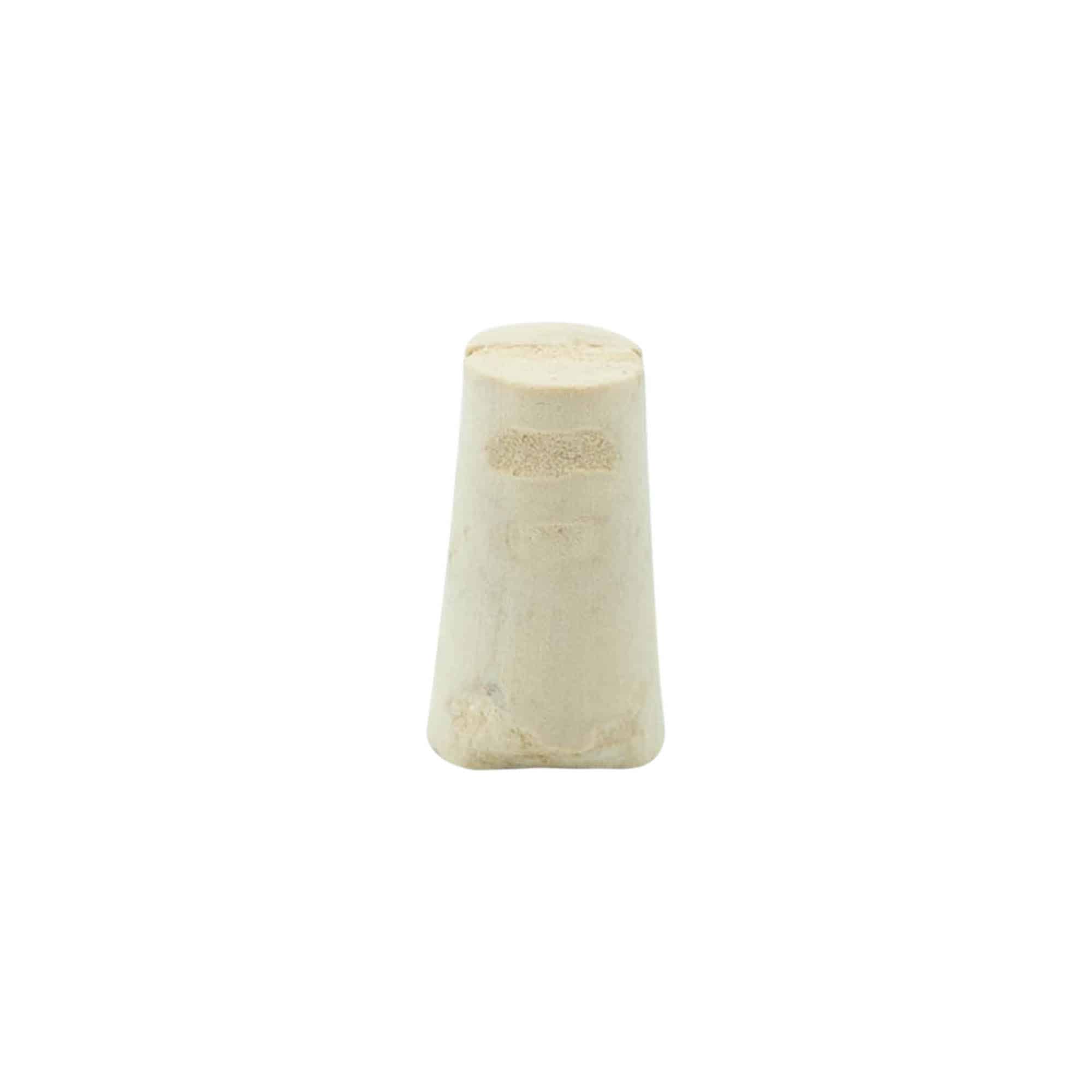 Conische kurk 9-12 x 22, perskurk, beige, voor monding: kurk