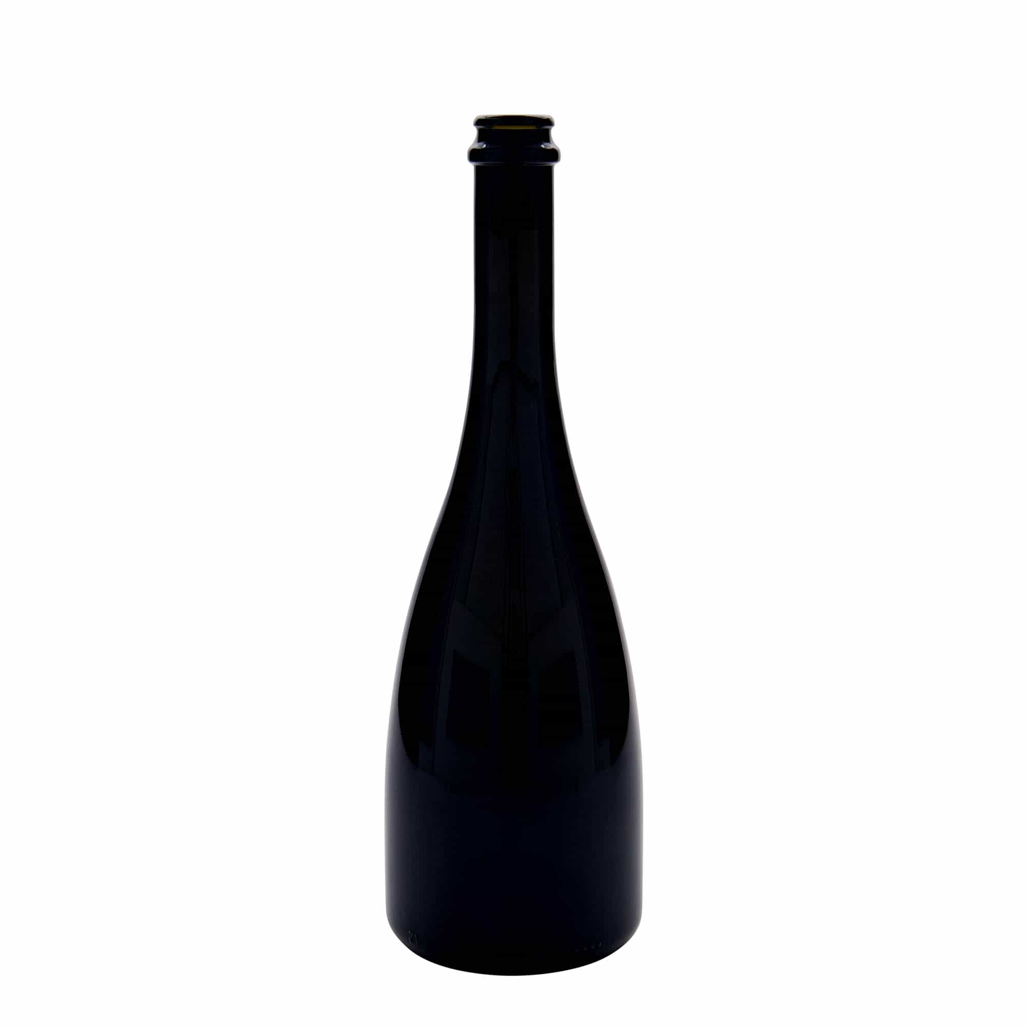Bier-/champagnefles 'Tosca', 750 ml, glas, antiekgroen, monding: kroonkurk Bier-/champagnefles 'Tosca', 750 ml, glas, antiekgroen, monding: kroonkurk