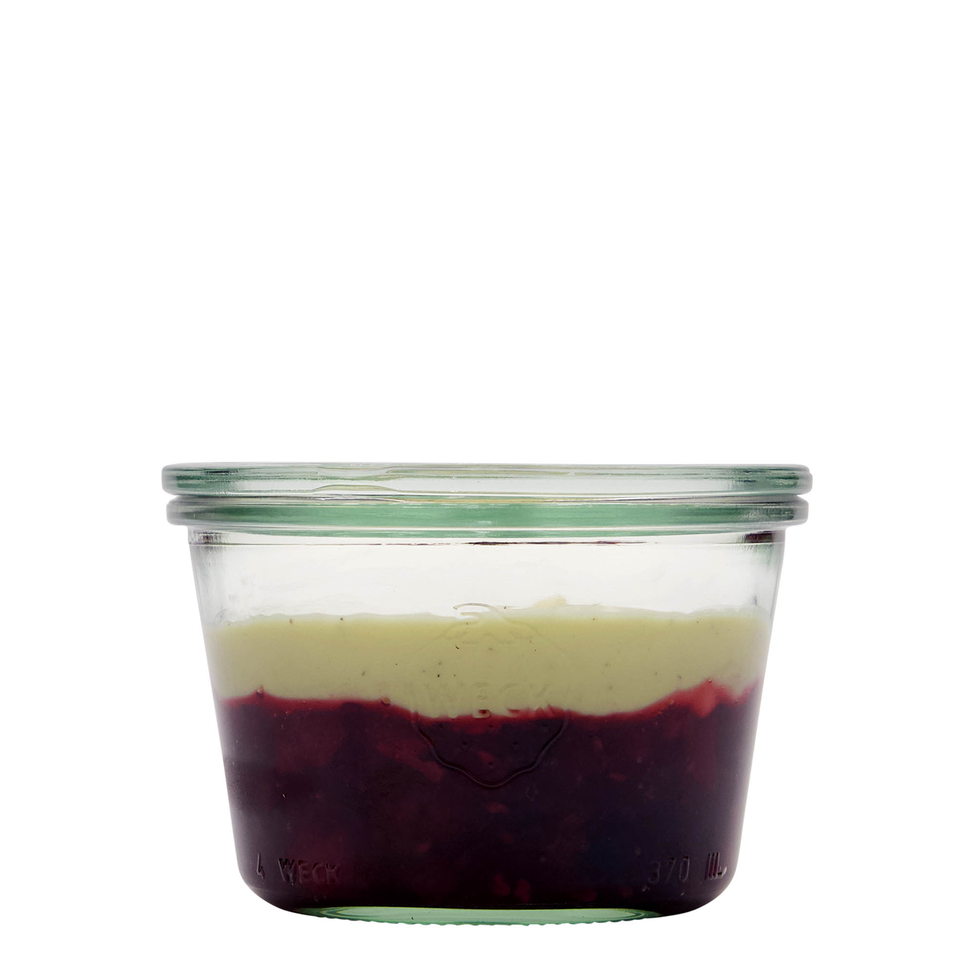 370 ml WECK-stortglas, opening: ronde rand