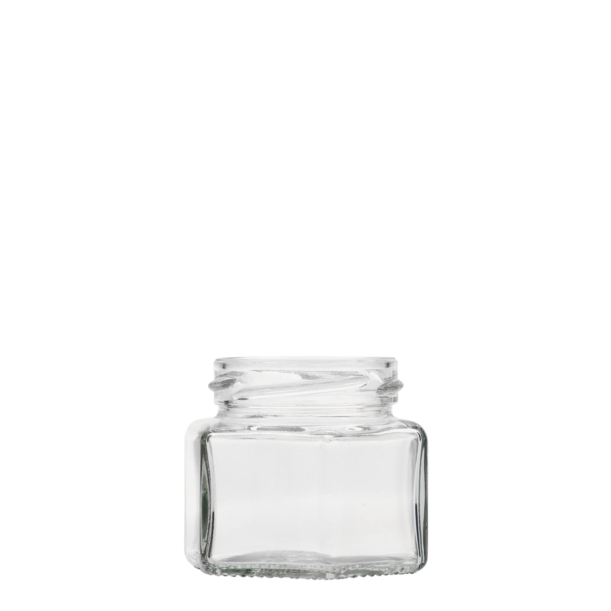 106 ml zeskantglas, opening: Twist-Off (TO 53)