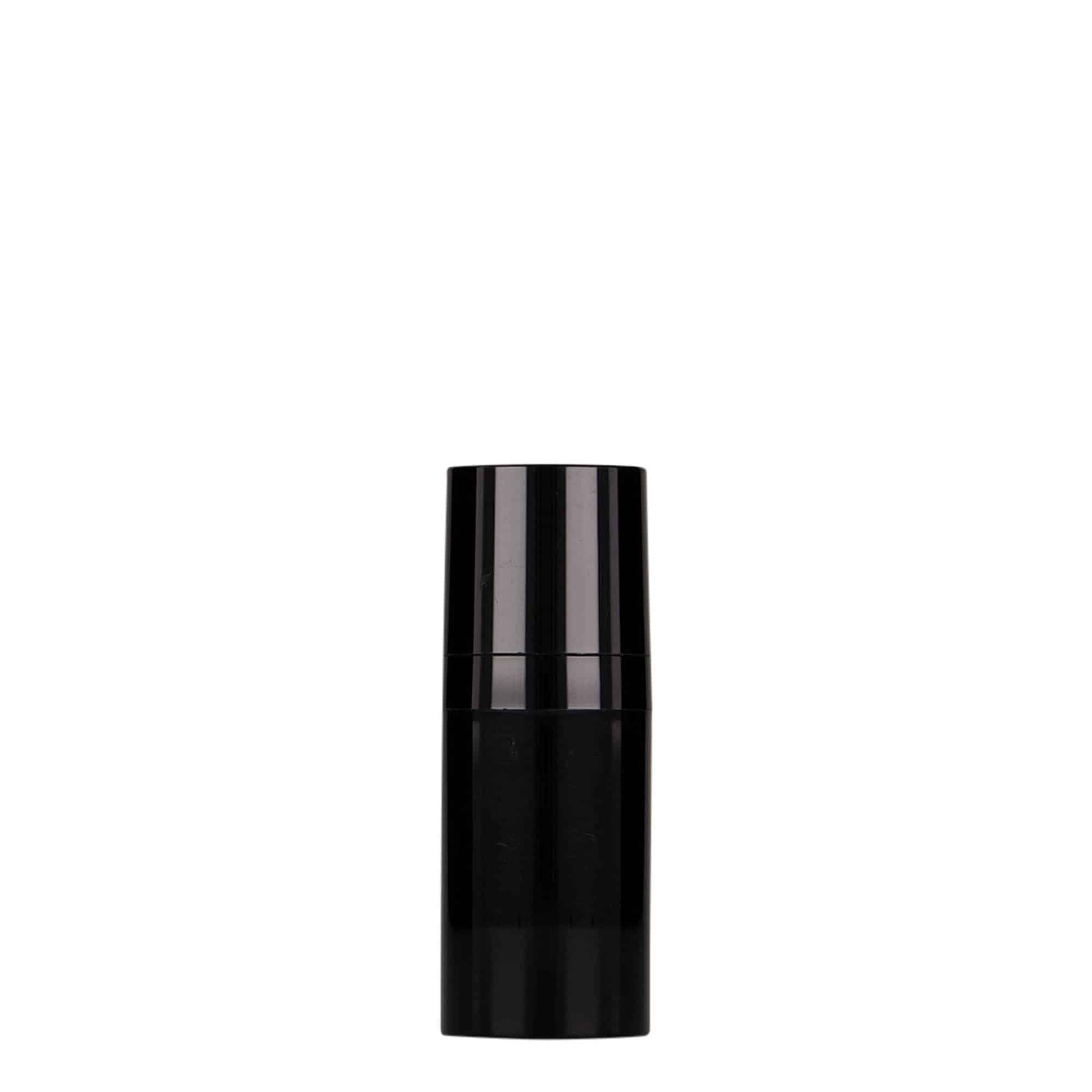Airless Dispenser 'Micro', 15 ml, PP-kunststof, zwart