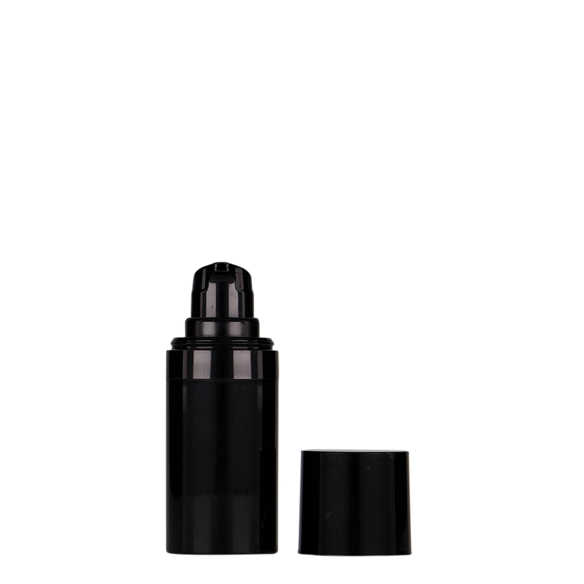 15 ml airless dispenser 'Micro', PP-kunststof, zwart