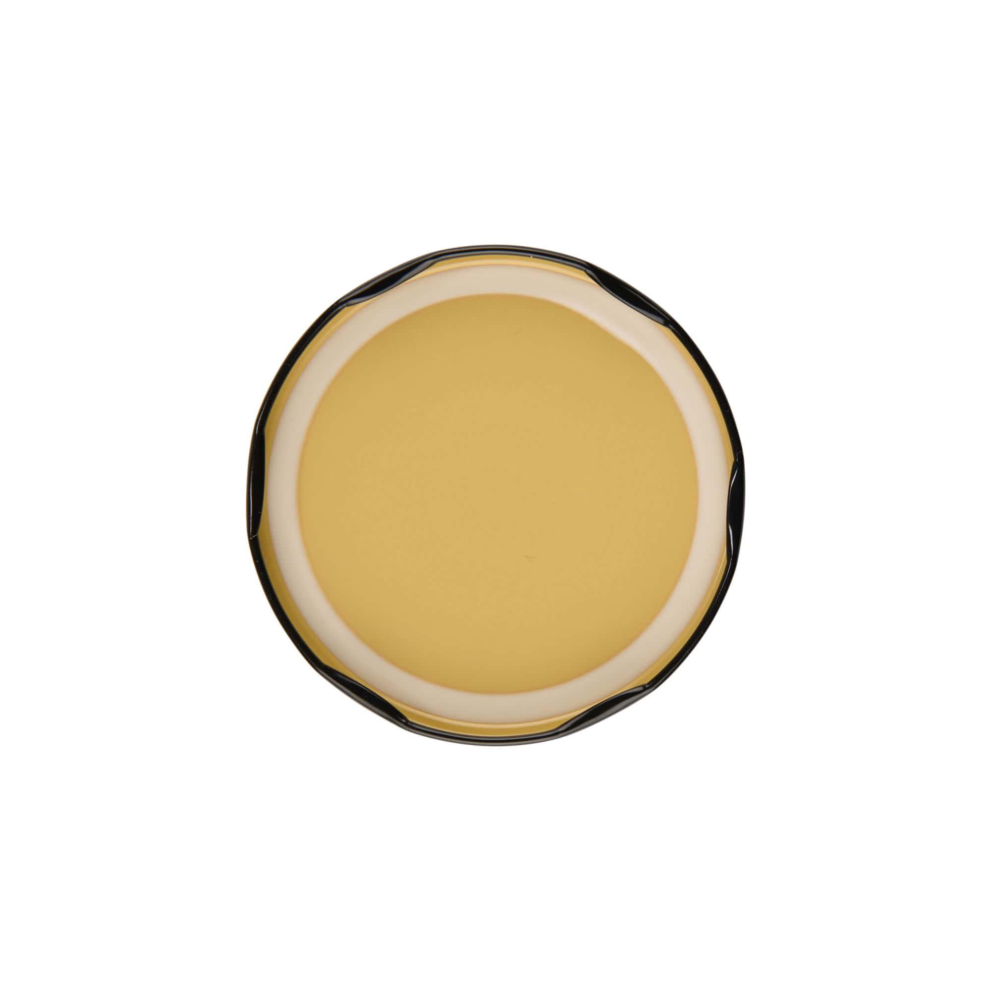 Twist-off-deksel, wit blik, zwart, voor opening: TO 82