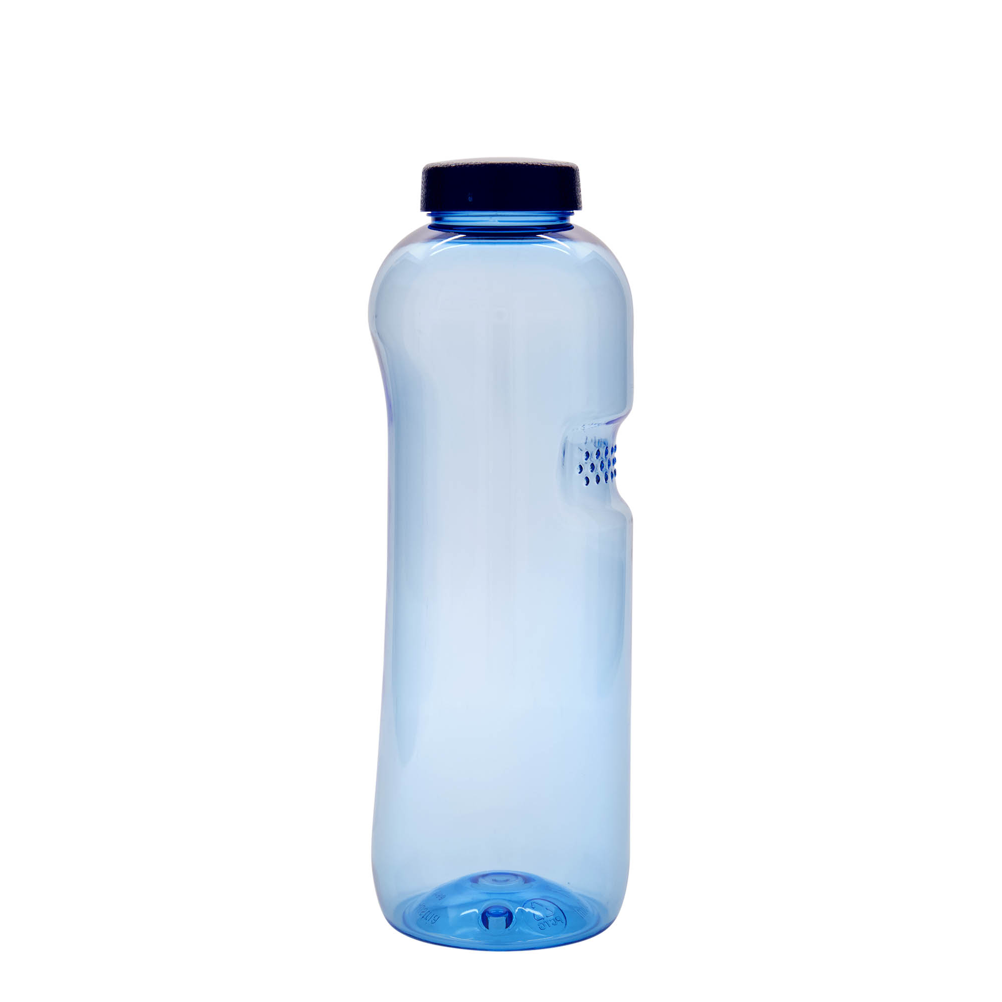 1.000 ml PET-drinkfles 'Kavodrink', kunststof, blauw 1.000 ml PET-drinkfles 'Kavodrink', kunststof, blauw