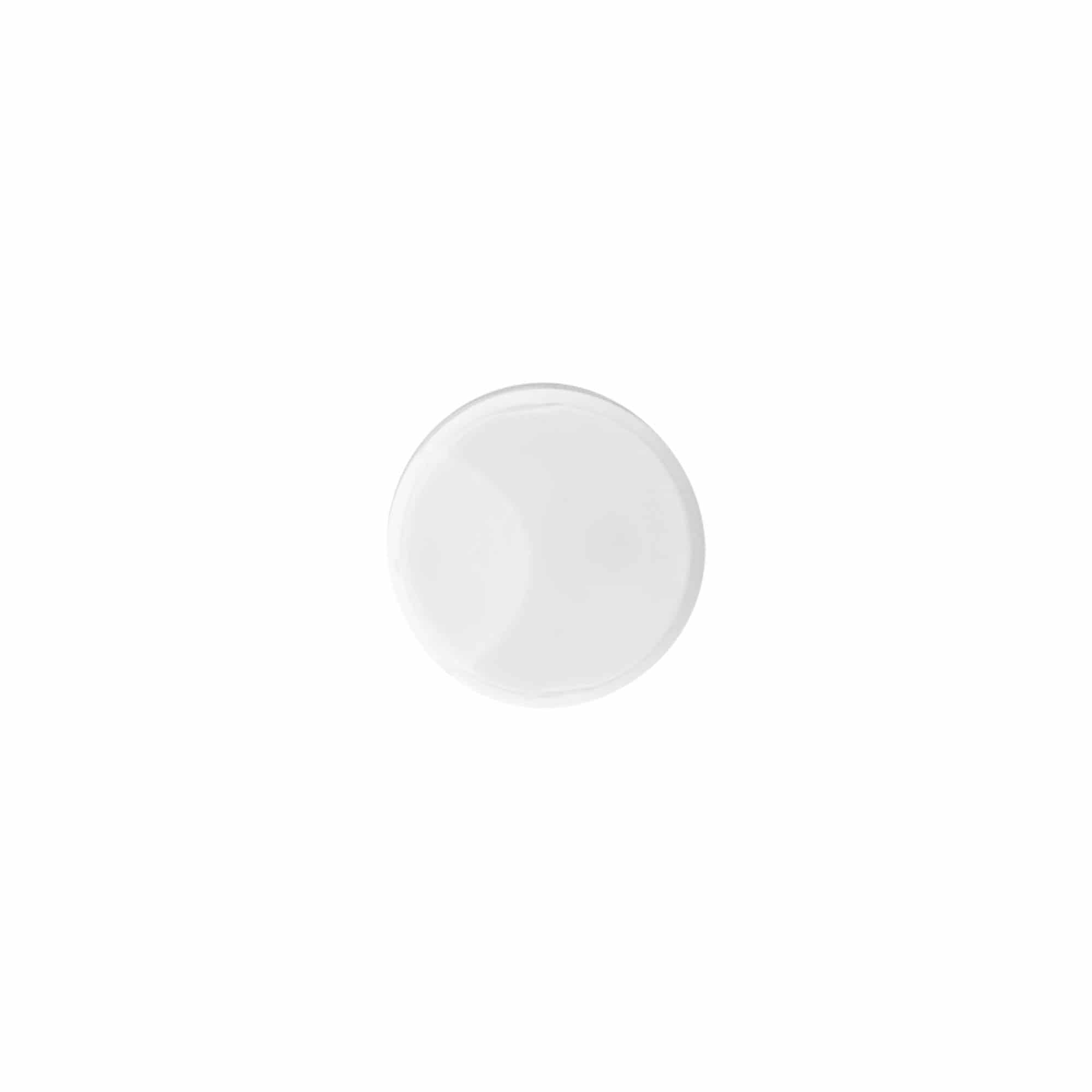 Schroefdop Disc Top, PP-kunststof, wit, voor opening: 24/410
