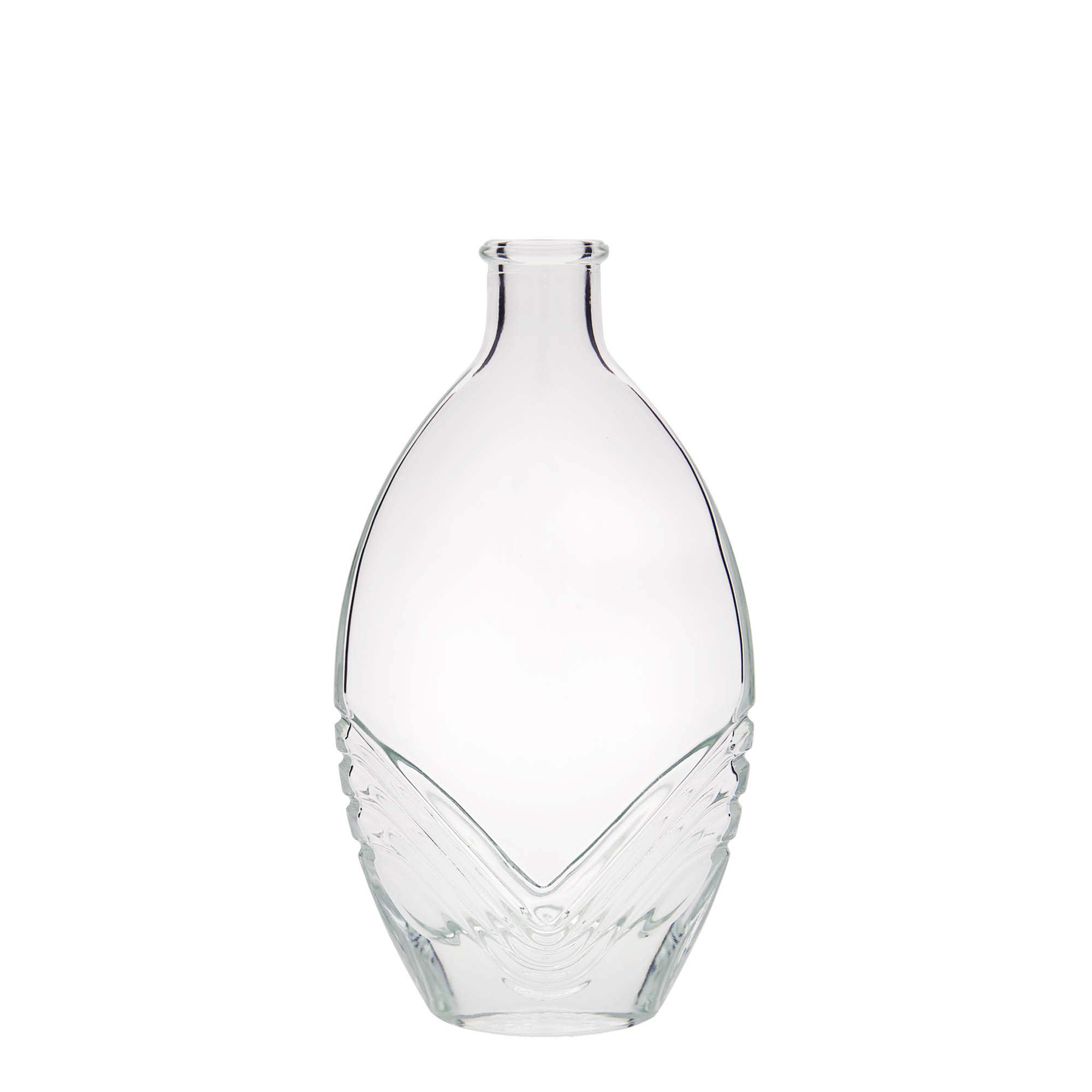 200 ml glazen fles 'Florence', ovaal, opening: kurk