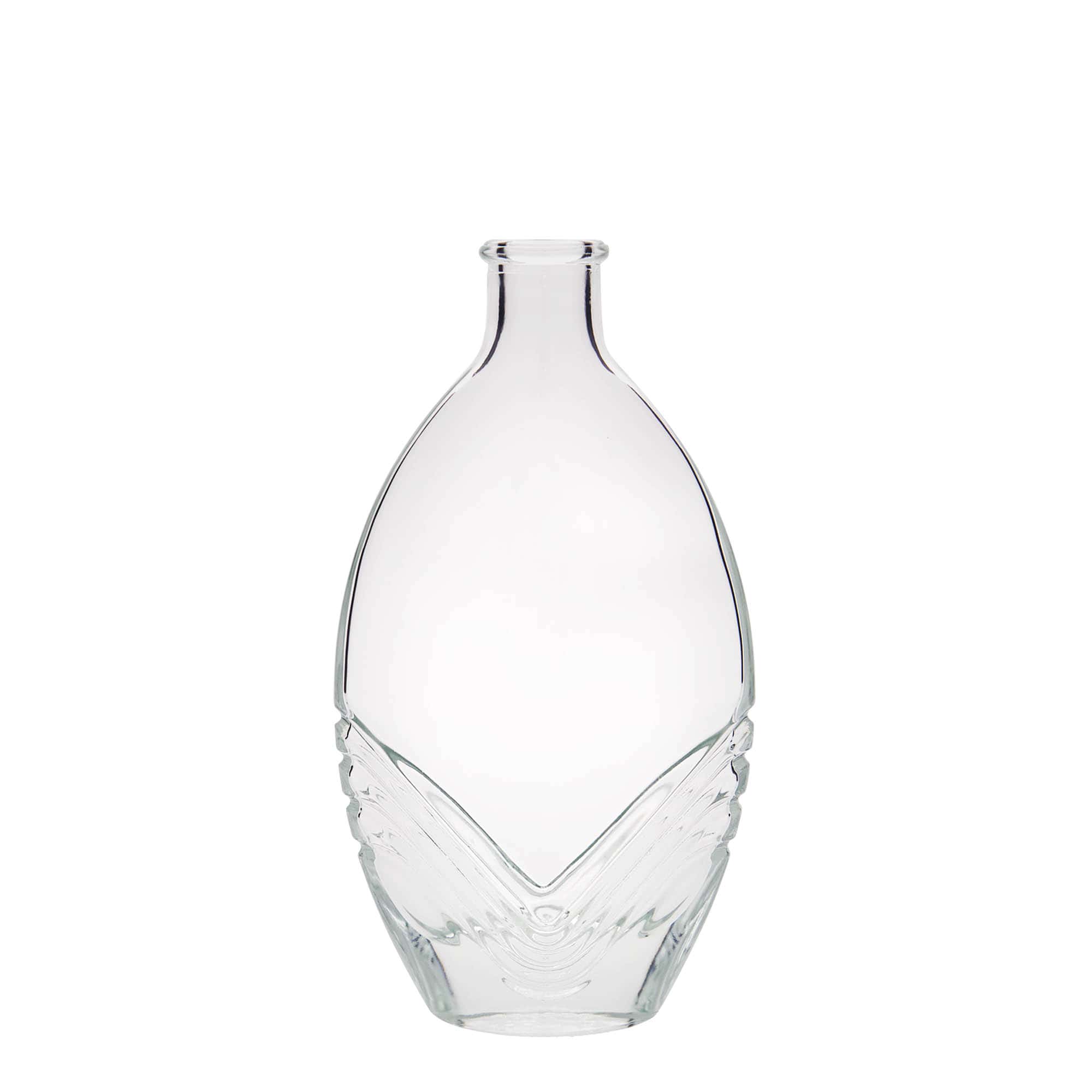 200 ml glazen fles 'Florence', ovaal, opening: kurk
