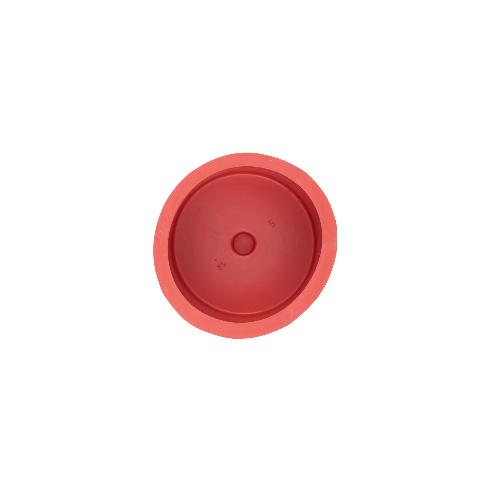 Brugkap type 5, rubber, rood Brugkap type 5, rubber, rood