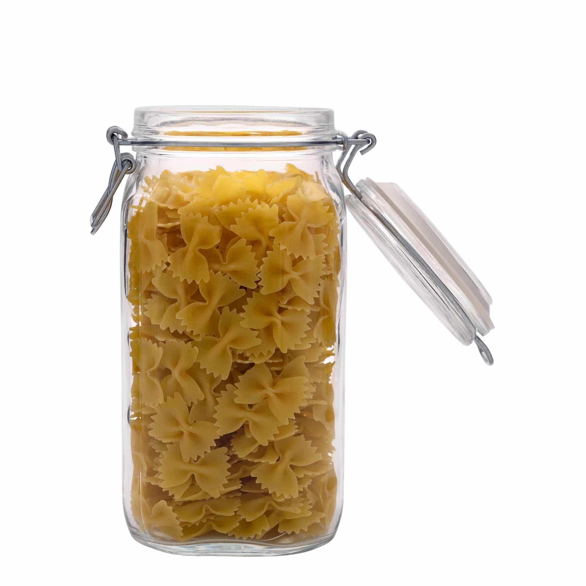 1.500 ml beugelfles 'Fido', vierkant, opening: beugelsluiting 1.500 ml beugelfles 'Fido', vierkant, opening: beugelsluiting