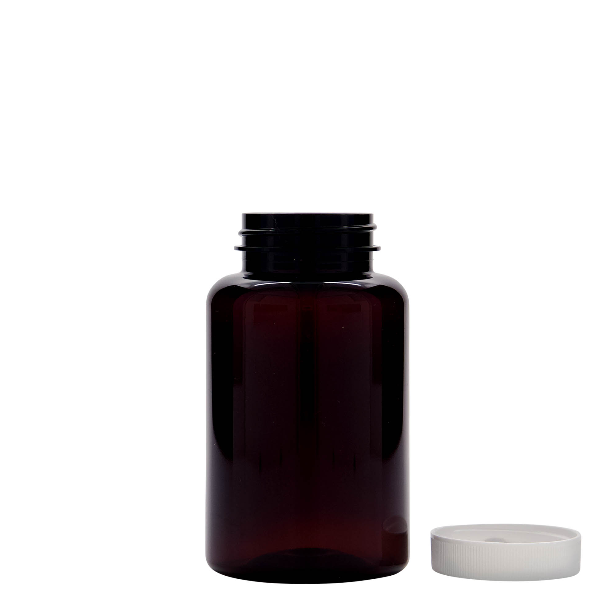 250 ml PET-verpakking, kunststof, bruin, opening: 45/400 250 ml PET-verpakking, kunststof, bruin, opening: 45/400