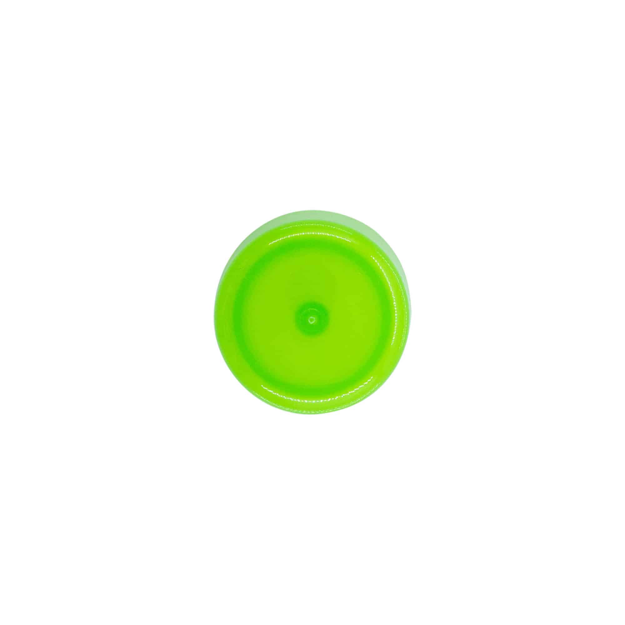 Schroefdop met spuitinzet, PP-kunststof, groen, voor mondstuk: 24/410 Schroefdop met spuitinzet, PP-kunststof, groen, voor mondstuk: 24/410