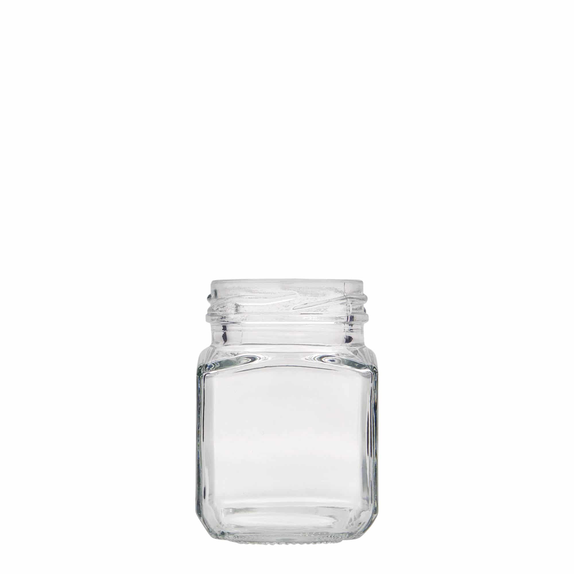 106 ml vierkant glas, opening: Twist-Off (TO 48)